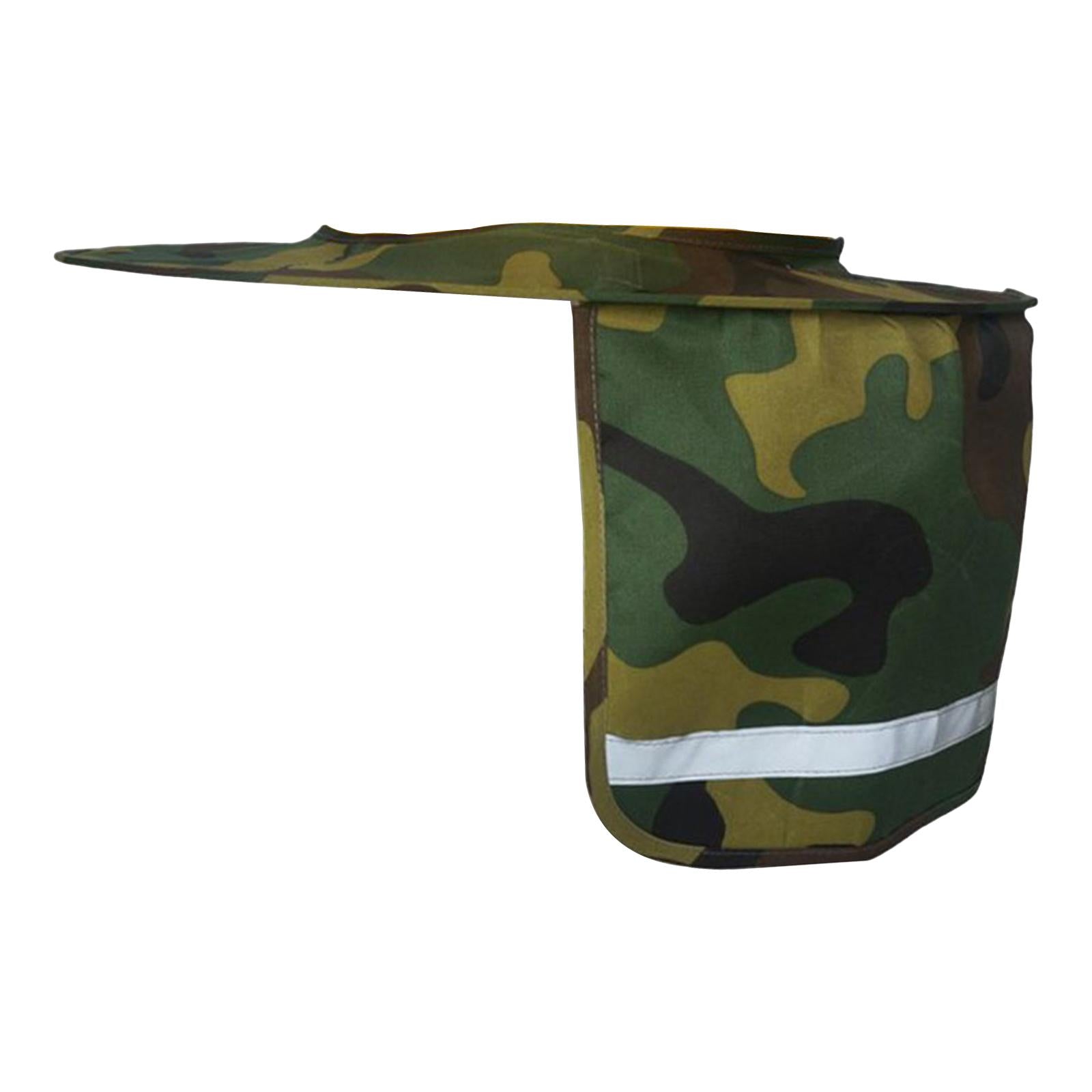 Neck Sunshade Cover Cover Reflective Strip Cap Cover for Golf Fishing Tennis green camouflage