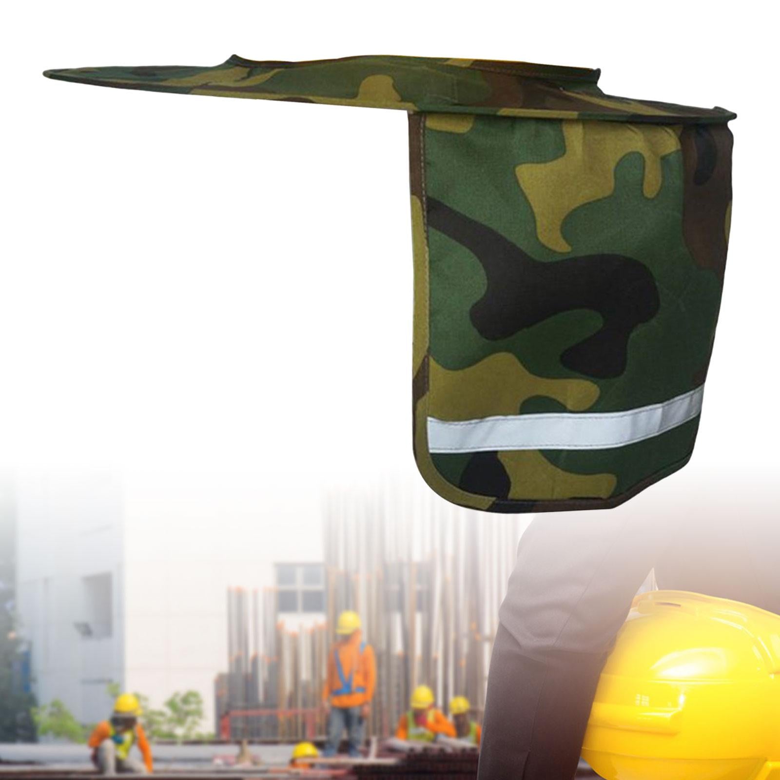 Neck Sunshade Cover Cover Reflective Strip Cap Cover for Golf Fishing Tennis green camouflage