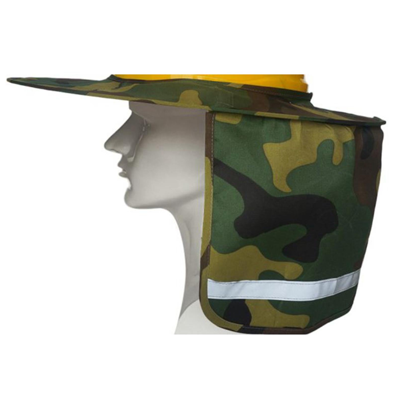 Neck Sunshade Cover Cover Reflective Strip Cap Cover for Golf Fishing Tennis green camouflage