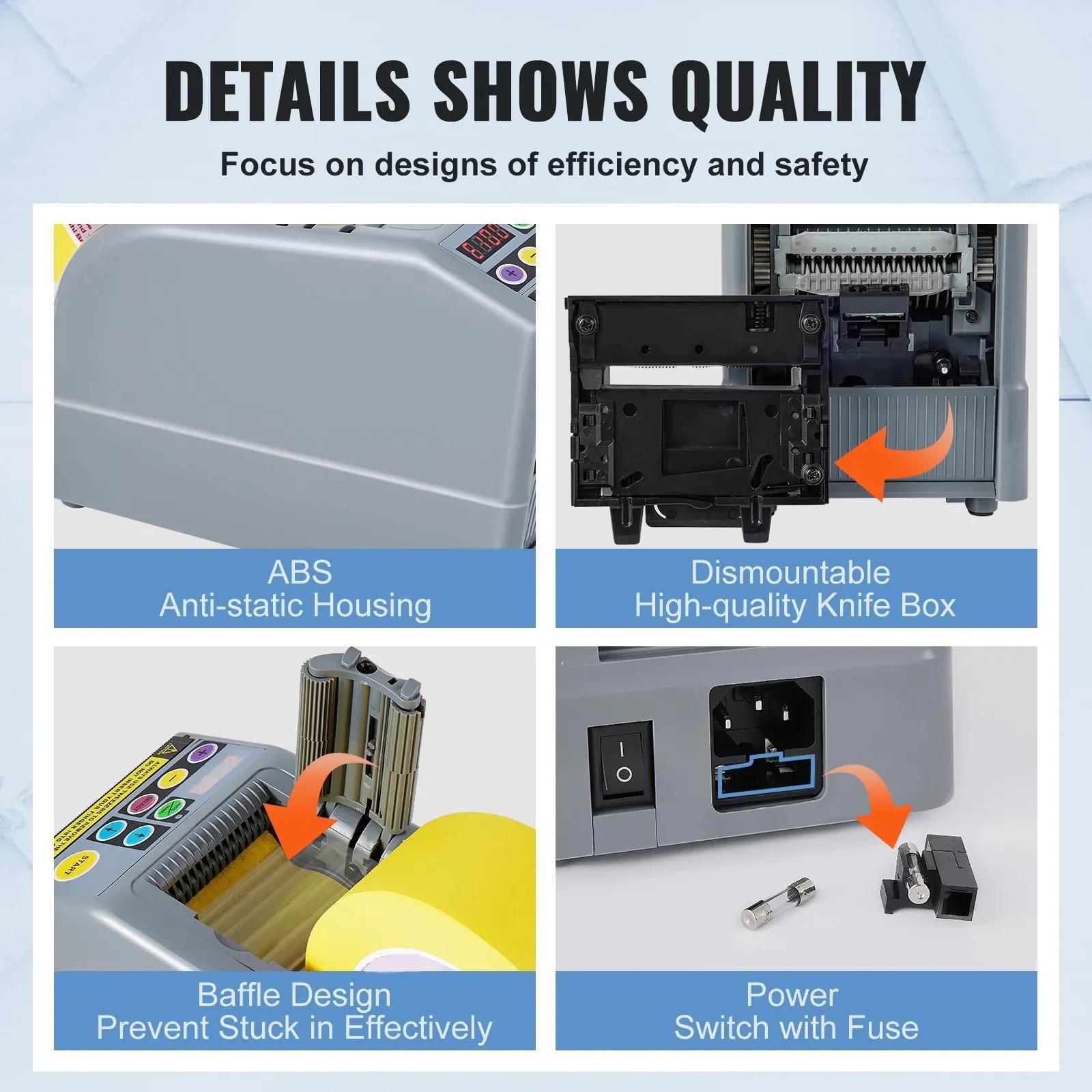 Electric Tape Cutting Office for Process Tape Double Sided Tape Masking Tape