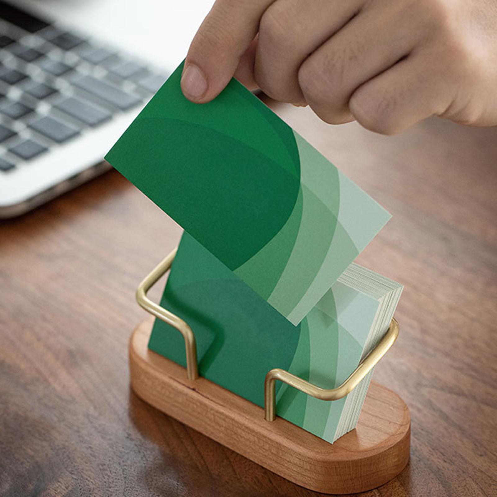 Business Card Holder Name Cards Holder Stand for Desktop Shopping Malls B