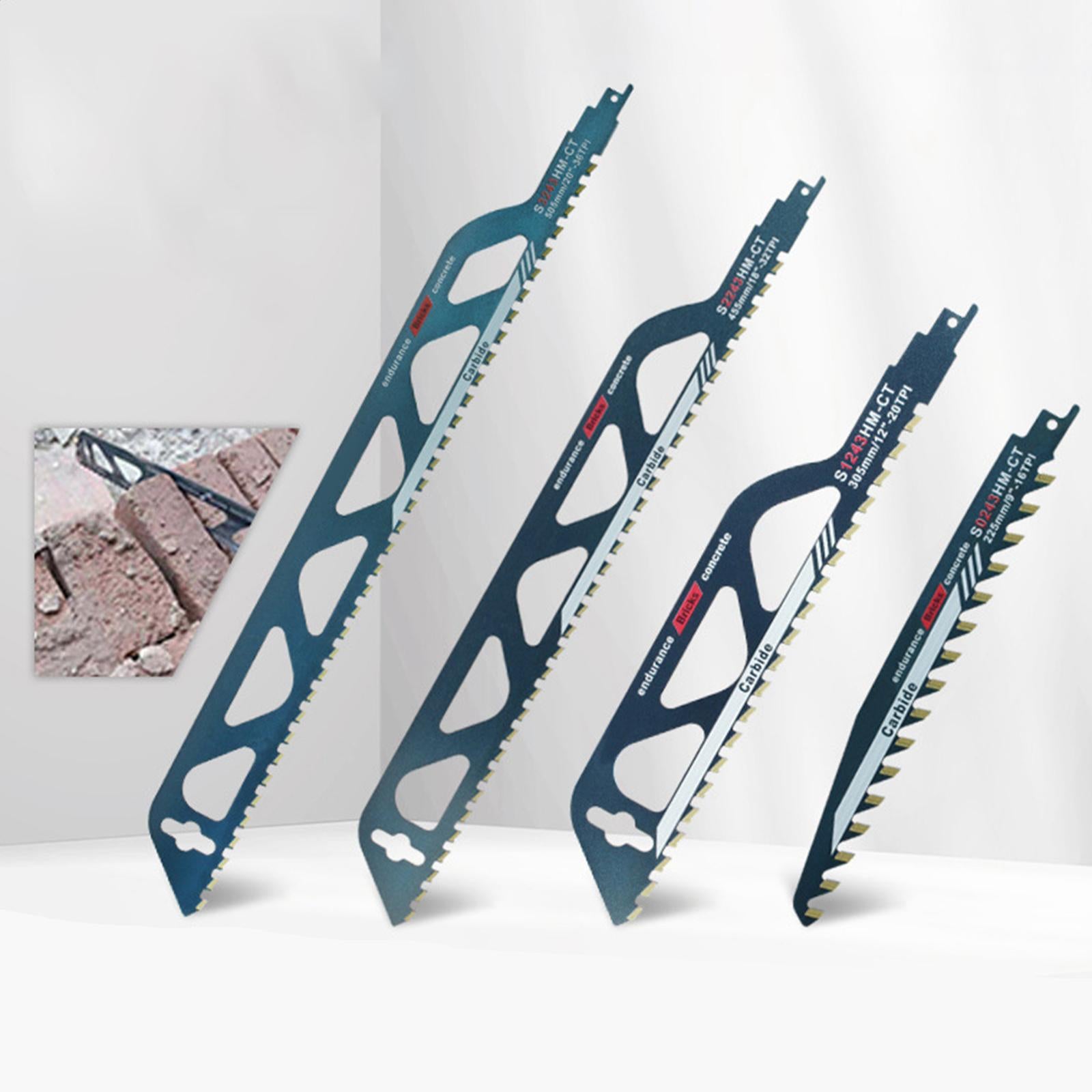 Demolition Masonry Reciprocating Hard Alloy Saw Blades for Wood Fiber Cement S0243