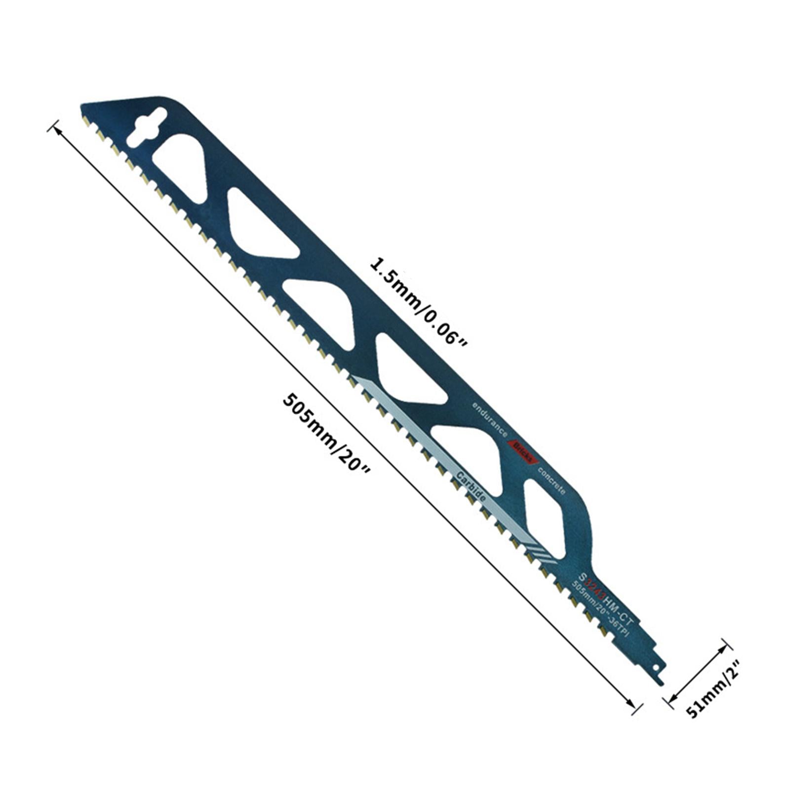 Demolition Masonry Reciprocating Hard Alloy Saw Blades for Wood Fiber Cement S3243