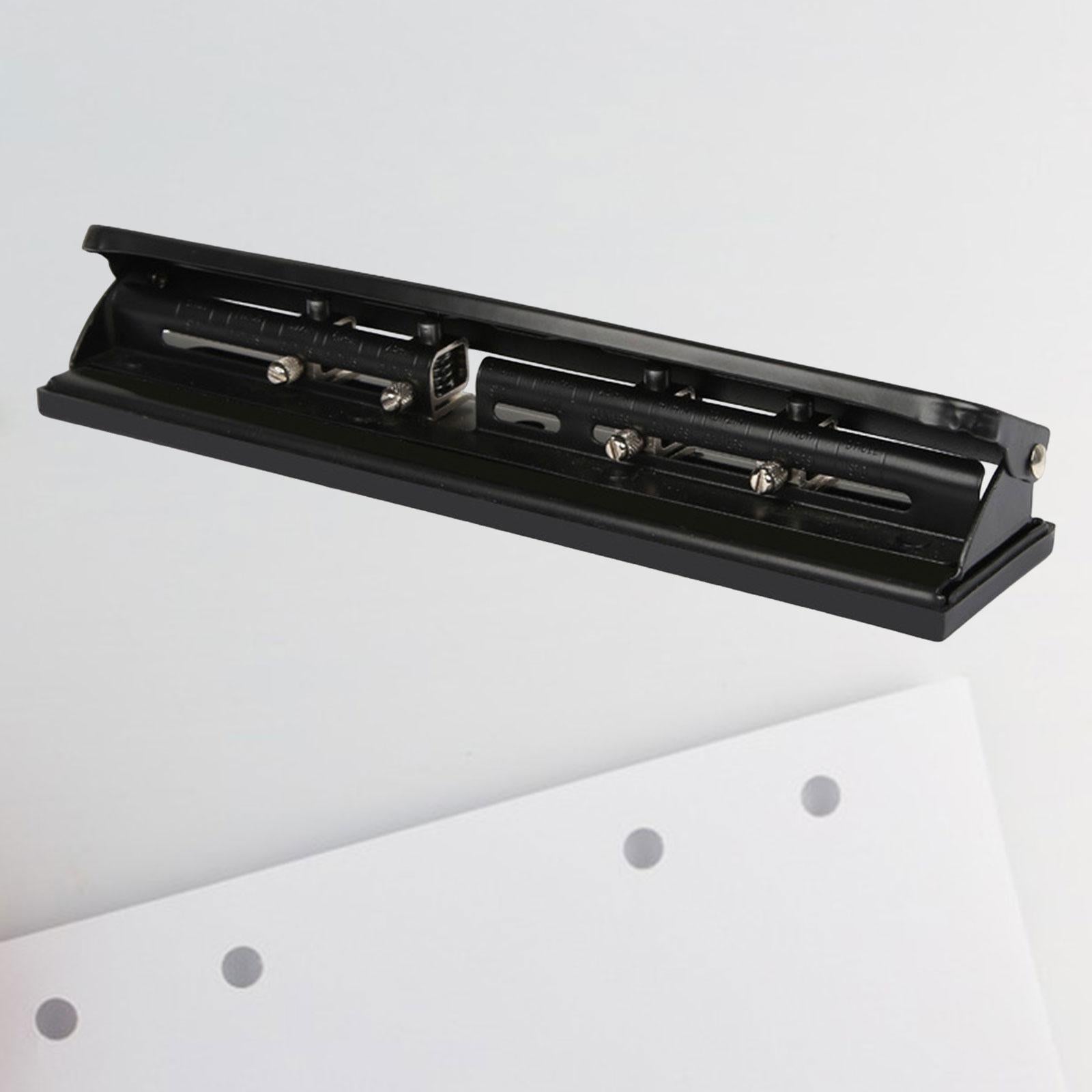 4 Hole Punch 10 Sheet Capacity Metal Paper Puncher for Craft Learning