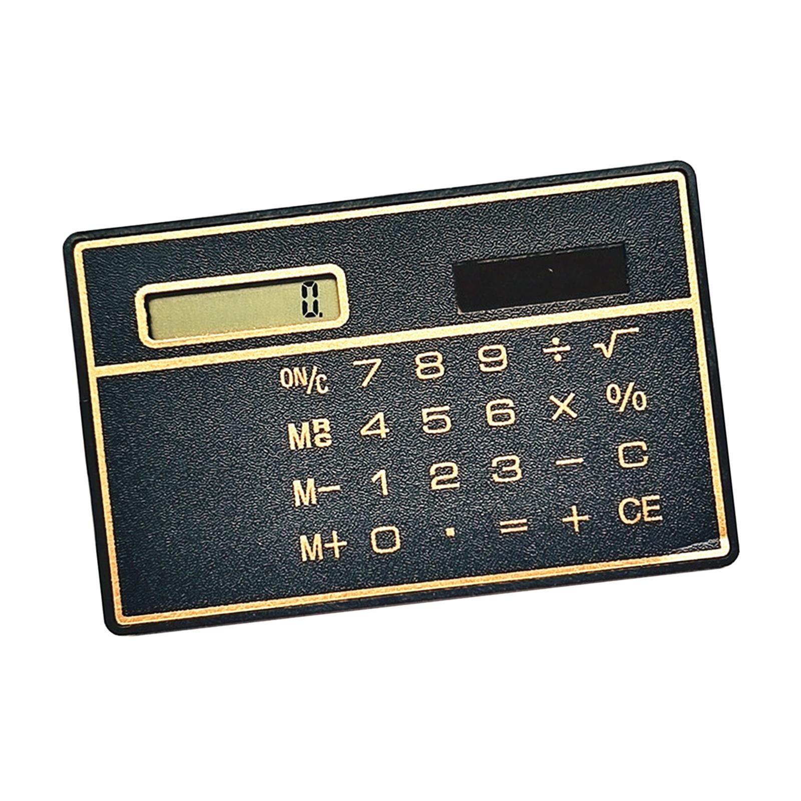 2x8 Digit Calculator Big Buttons Basic Calculators for Desktop Office Business Black