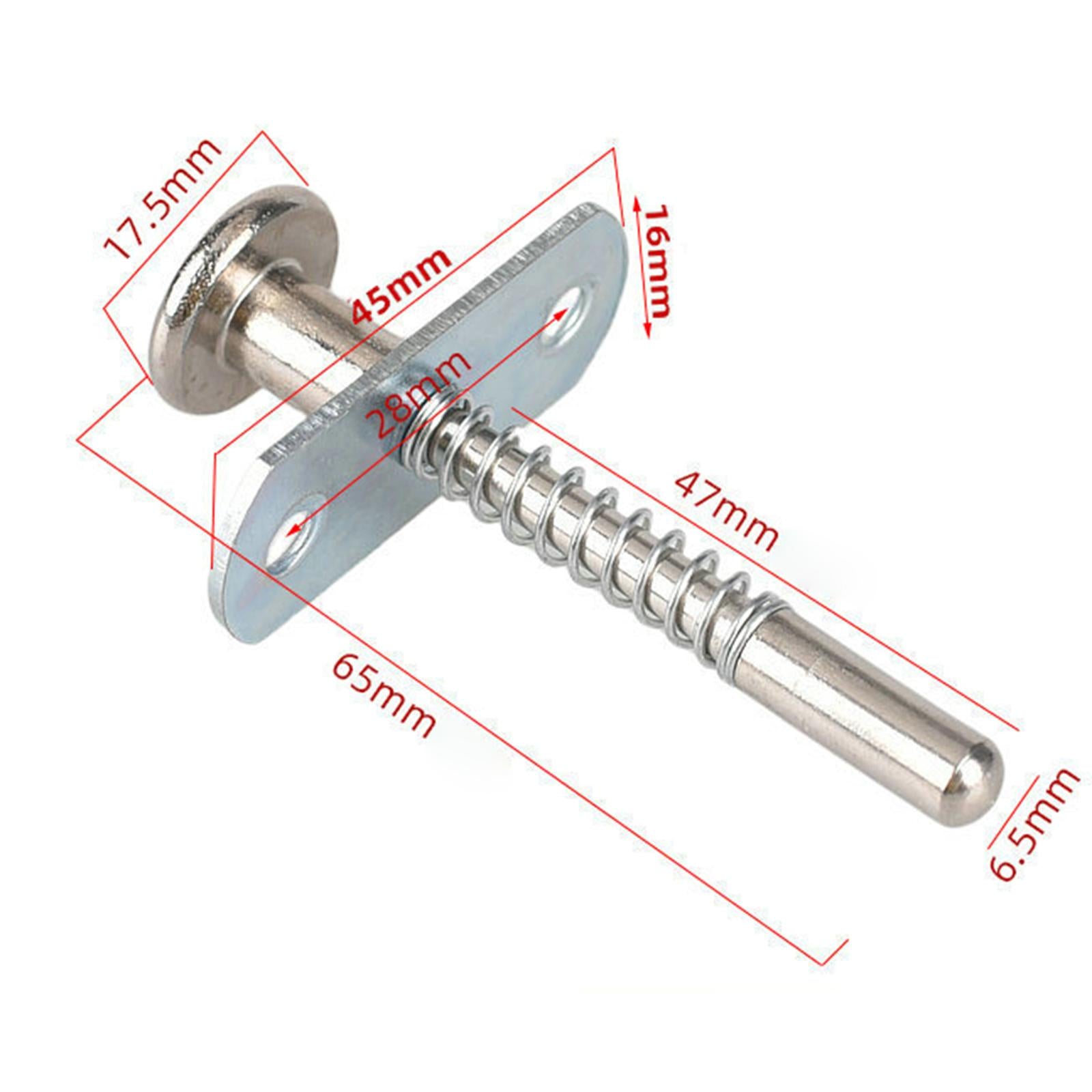 Spring Loaded Latch Pin Durable Replacement Hardware for Window Screen Parts 6.5cmx4.5cm