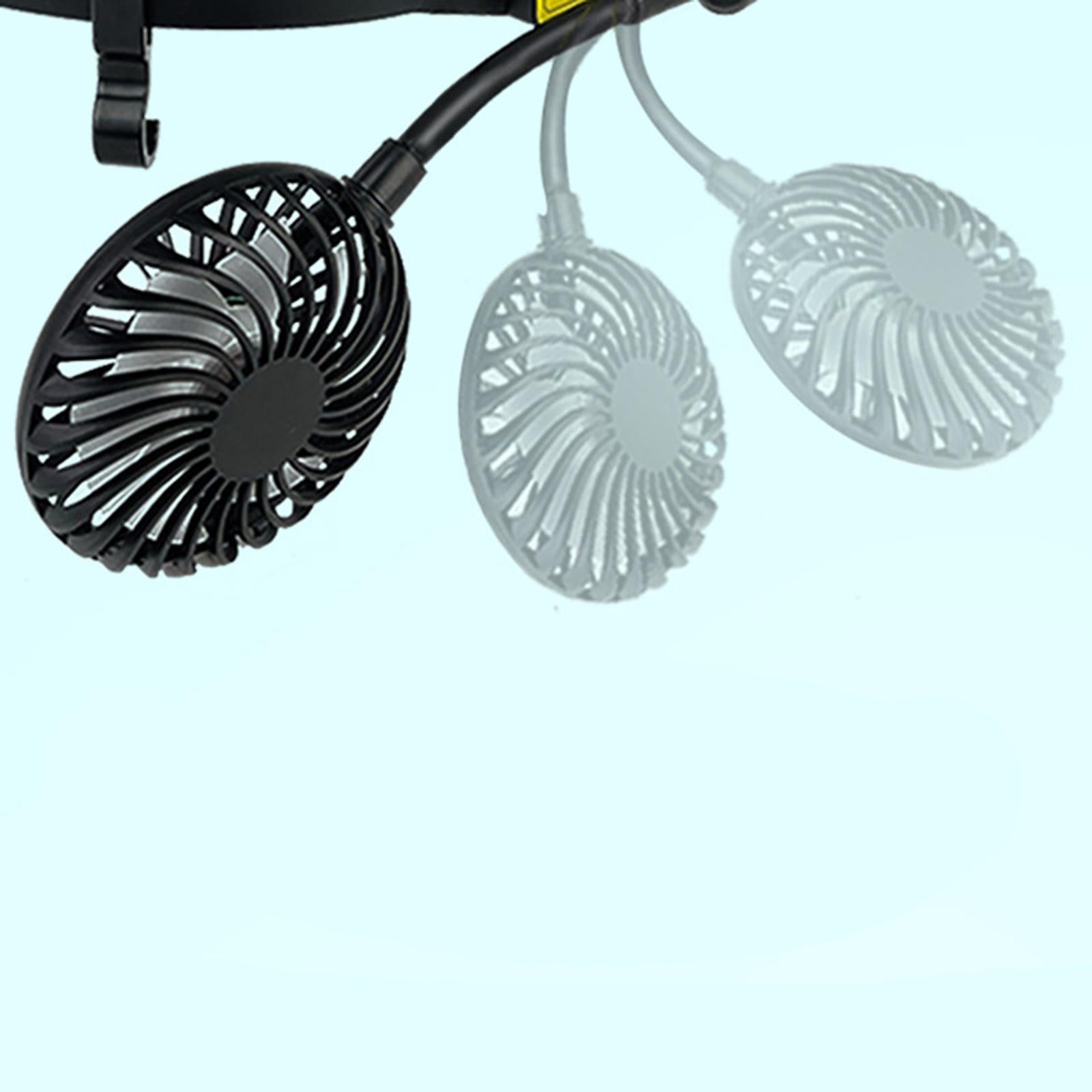 Hard Hat Fan Included Sun Protection Flap External Fan Safety Hat Fan