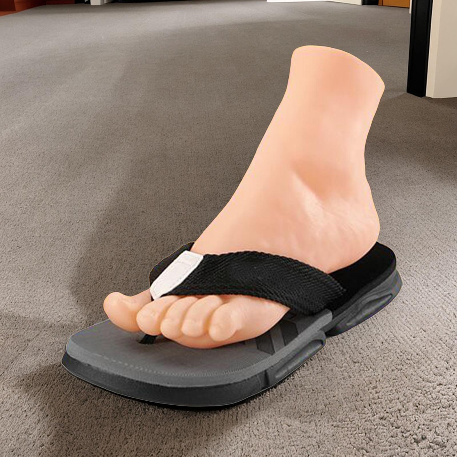 Mannequin Foot Display Durable Lightweight Foot Model for Shop Retail Chains Male Left Foot