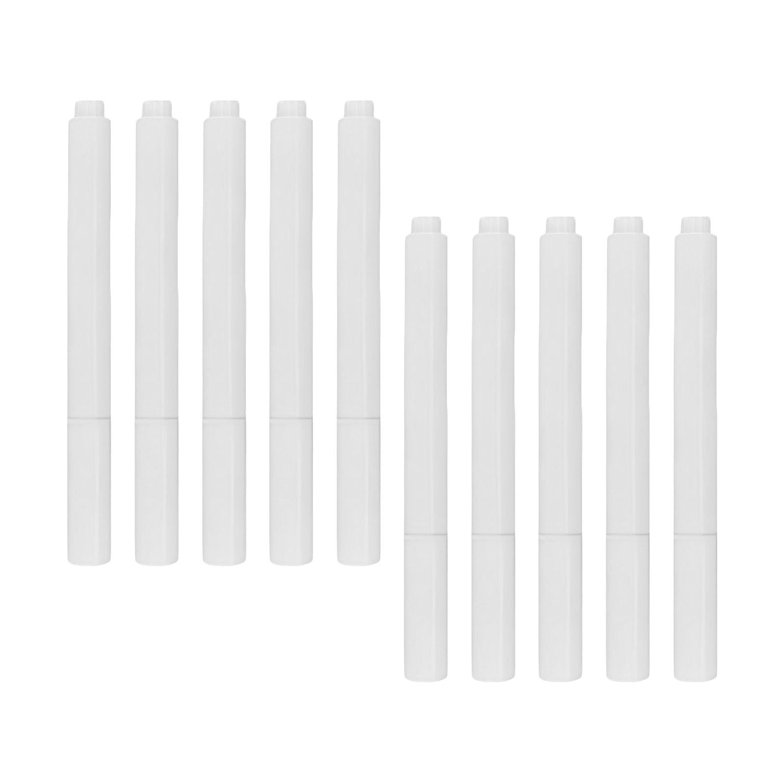 10 Pieces White Chalk Markers Chalkboard Marker for Signs Windows Blackboard