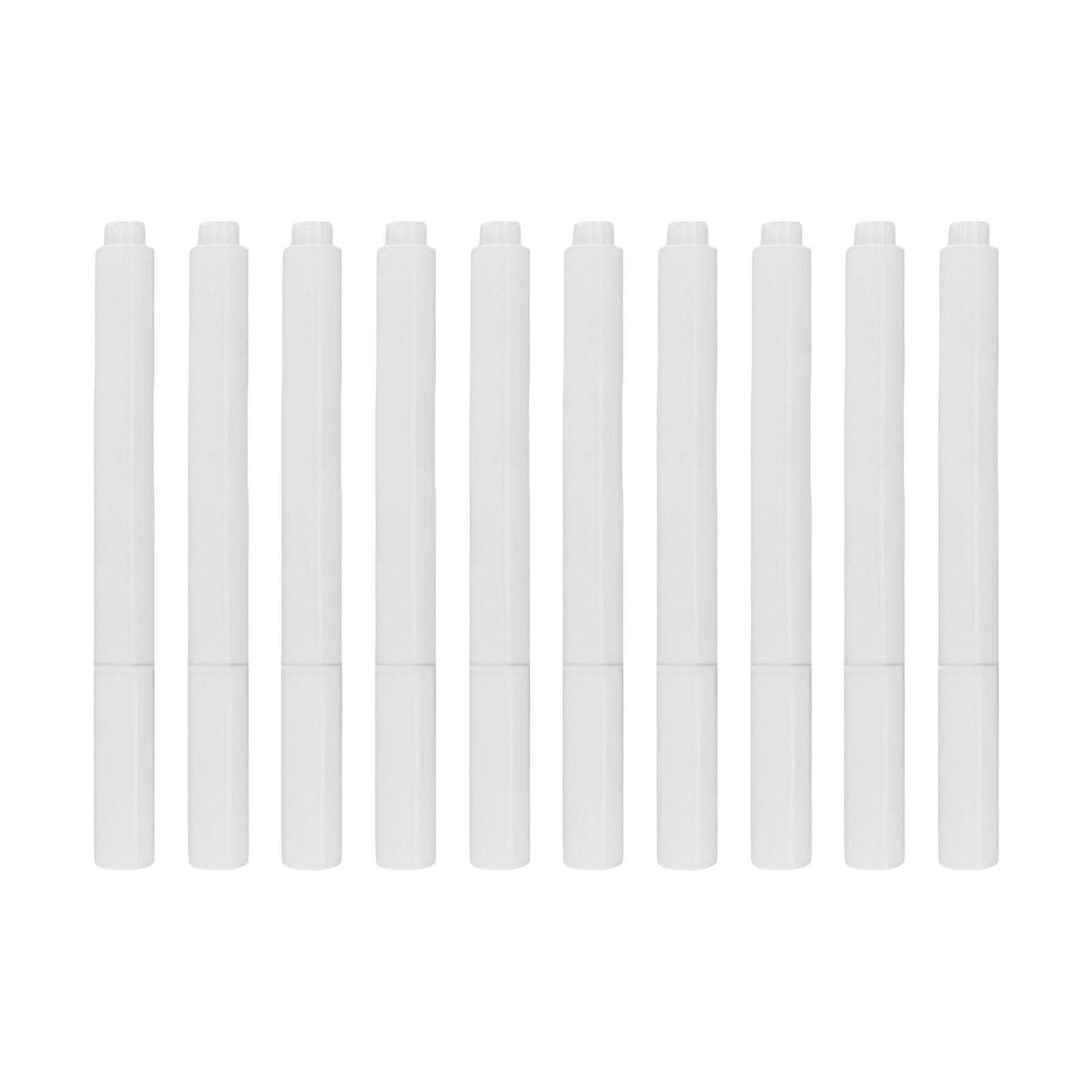 10 Pieces White Chalk Markers Chalkboard Marker for Signs Windows Blackboard