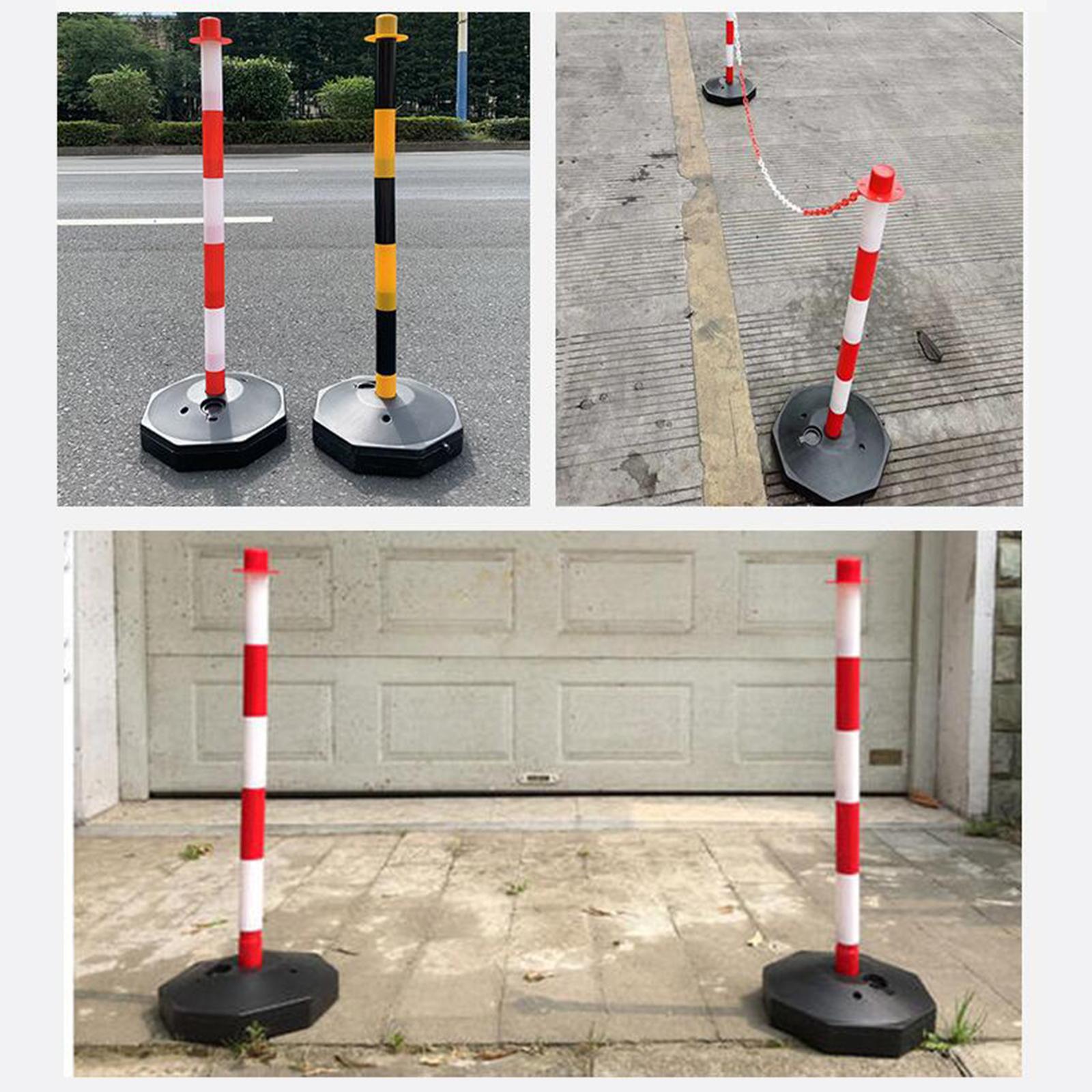 85cm Traffic Cone Safety Barrier Warning Pile Garage Caution Sign for Garage Red and White