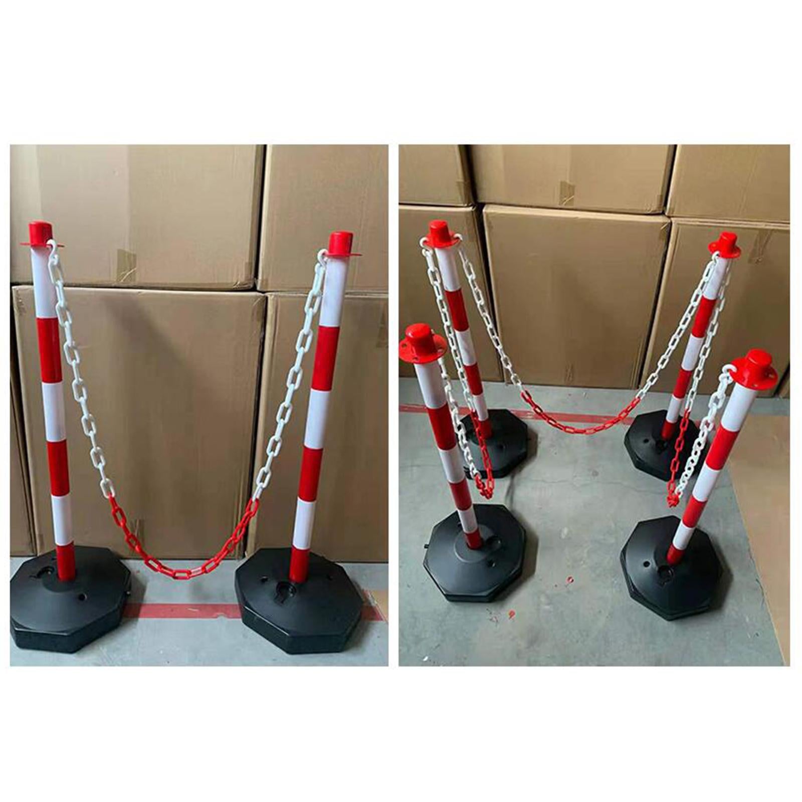 85cm Traffic Cone Safety Barrier Warning Pile Garage Caution Sign for Garage Red and White