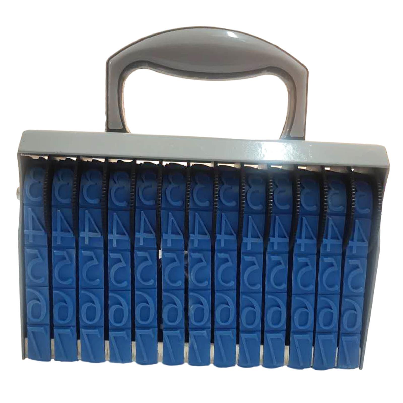 13 digits Rubber Number Stamp Accs Personalized Number Seal Stamp for Office