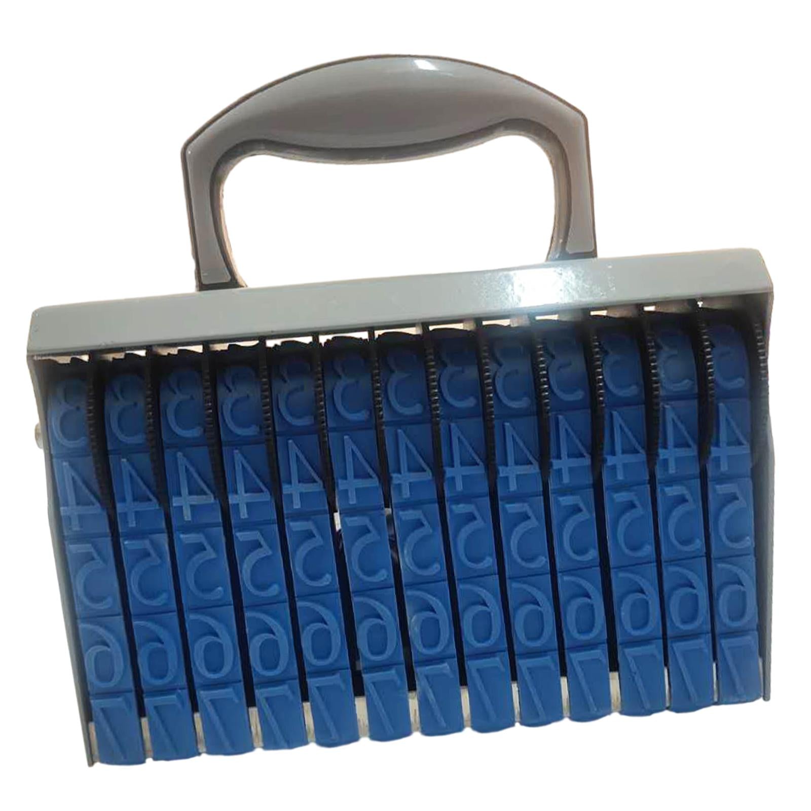 13 digits Rubber Number Stamp Accs Personalized Number Seal Stamp for Office