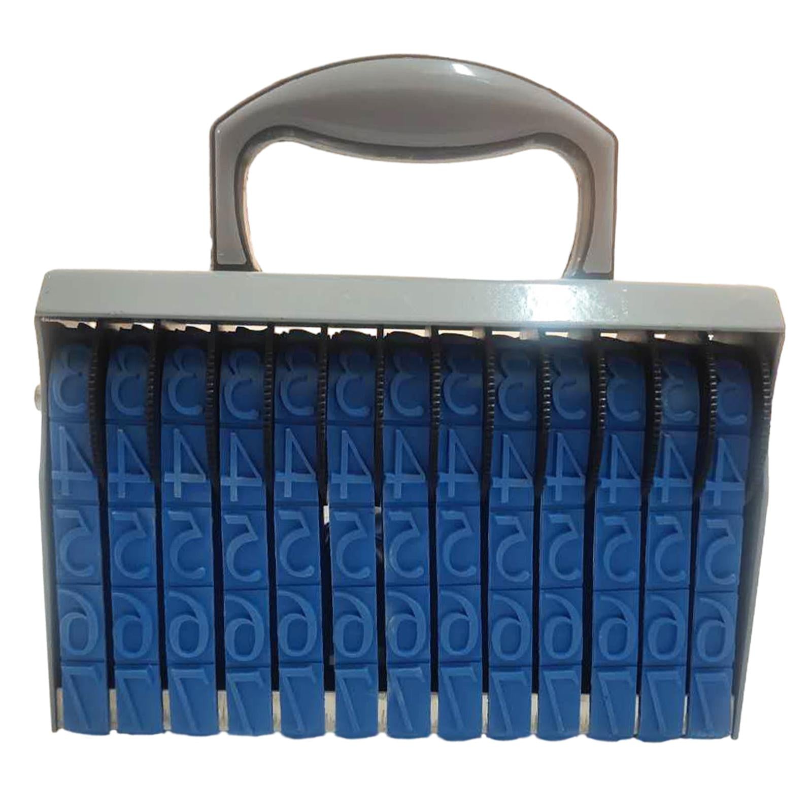 13 digits Rubber Number Stamp Accs Personalized Number Seal Stamp for Office