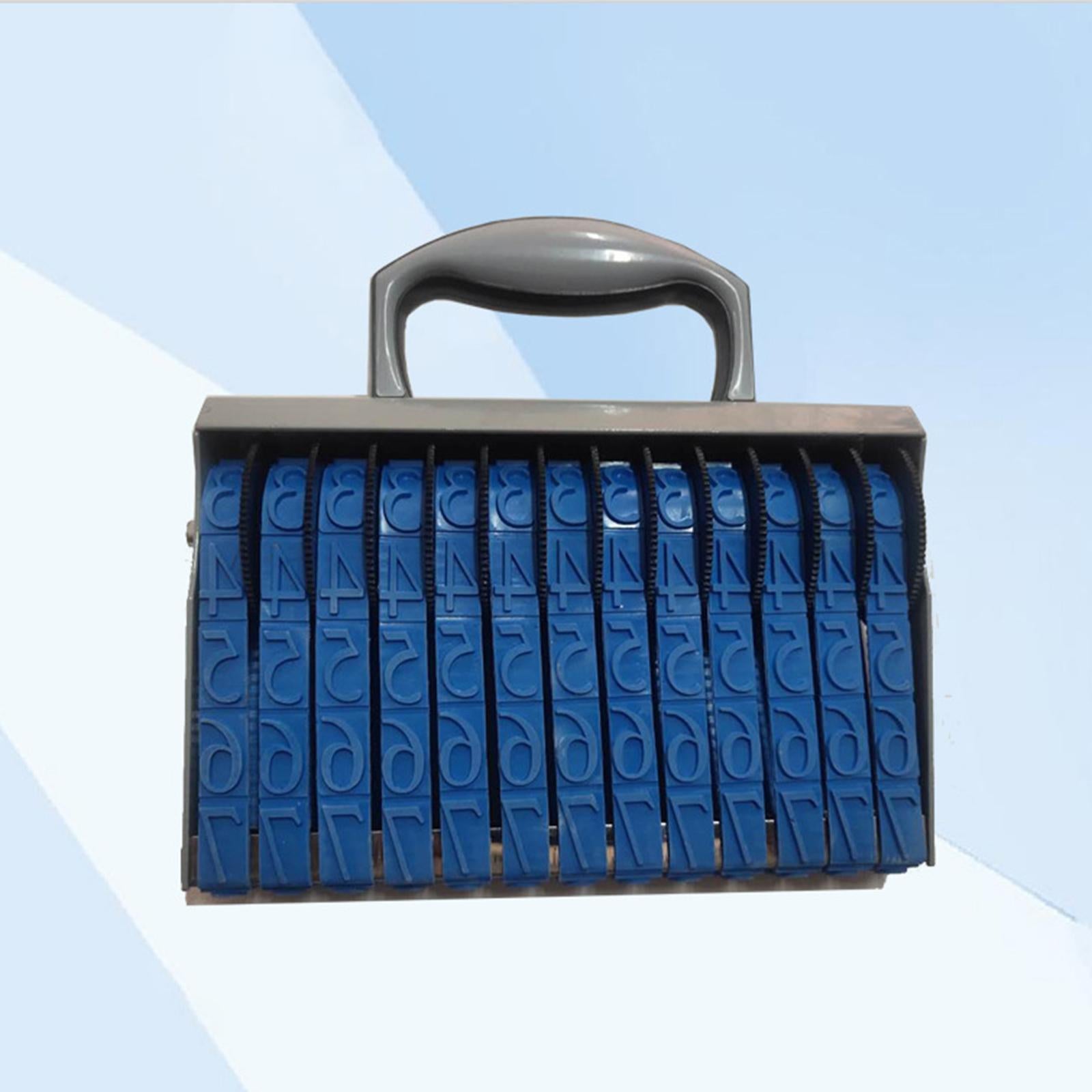 13 digits Rubber Number Stamp Accs Personalized Number Seal Stamp for Office