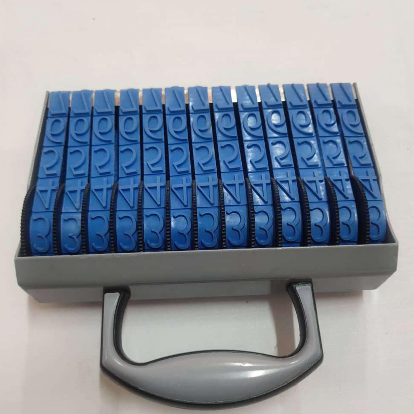 13 digits Rubber Number Stamp Accs Personalized Number Seal Stamp for Office