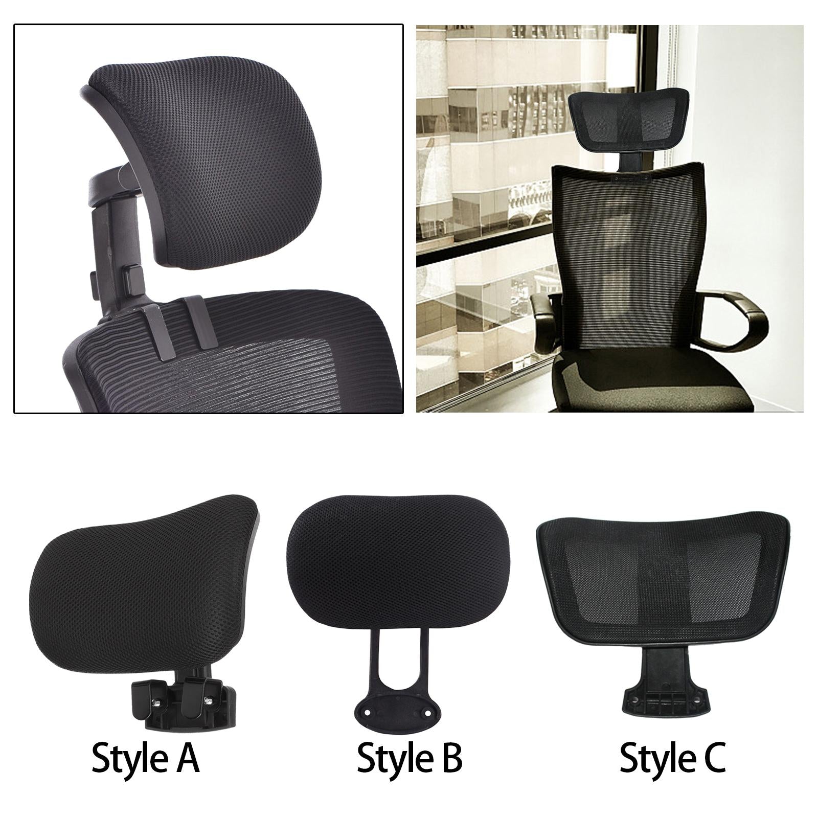 Computer Chair Headrest Chair Back Neck Protector Headrest for Lifting Chair Style A