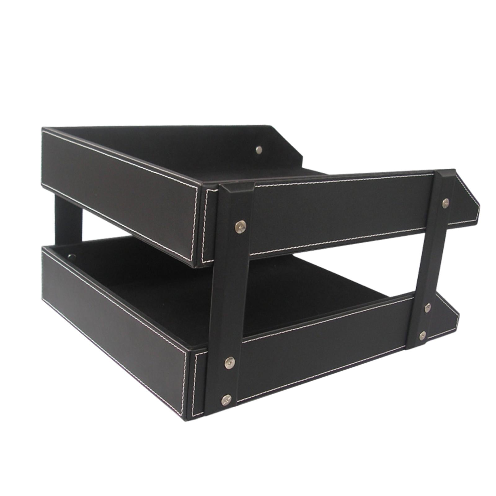 File Organizer Portable Durable files Storage Rack for Workspace School Desk A