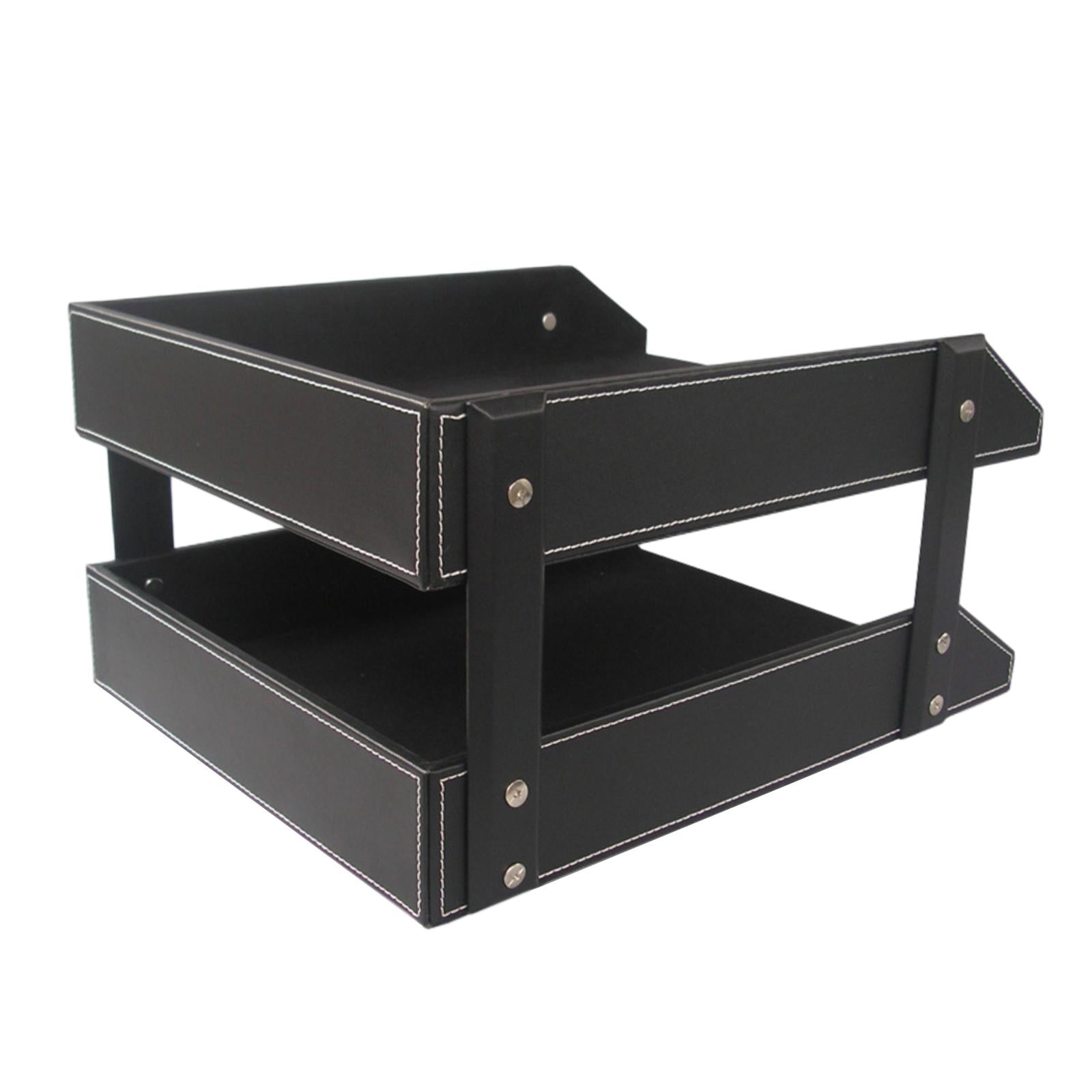 File Organizer Portable Durable files Storage Rack for Workspace School Desk A