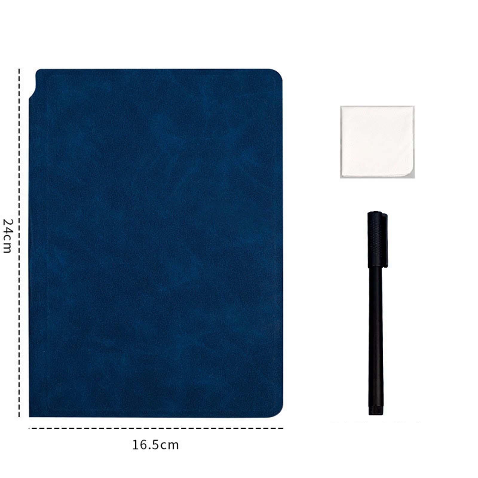 Reusable Whiteboard Notebook Small Notepad for Writing Doodling Making Lists A