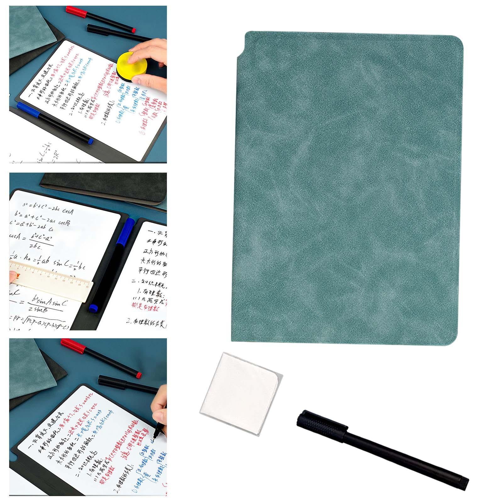 Reusable Whiteboard Notebook Small Notepad for Writing Doodling Making Lists B