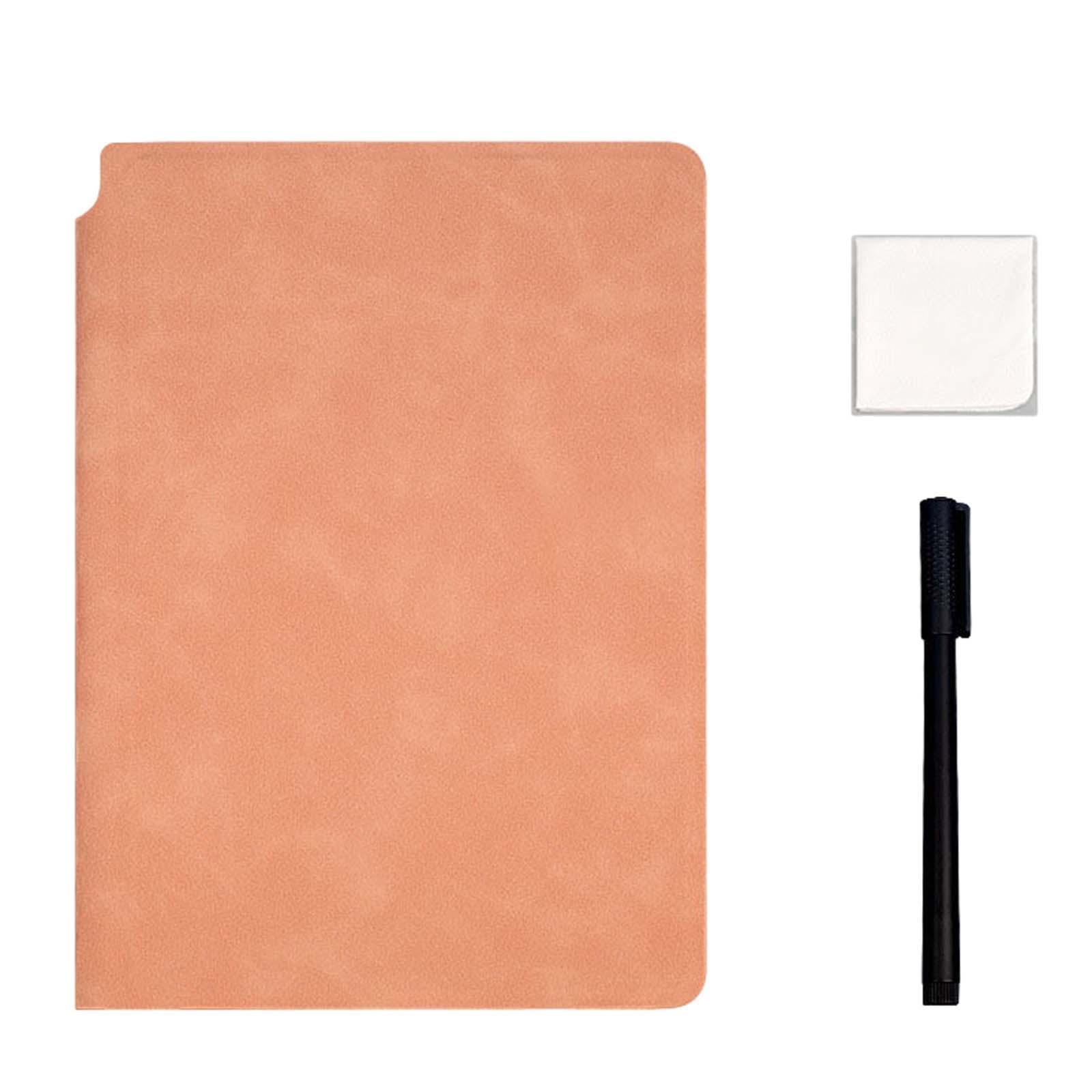 Reusable Whiteboard Notebook Small Notepad for Writing Doodling Making Lists C