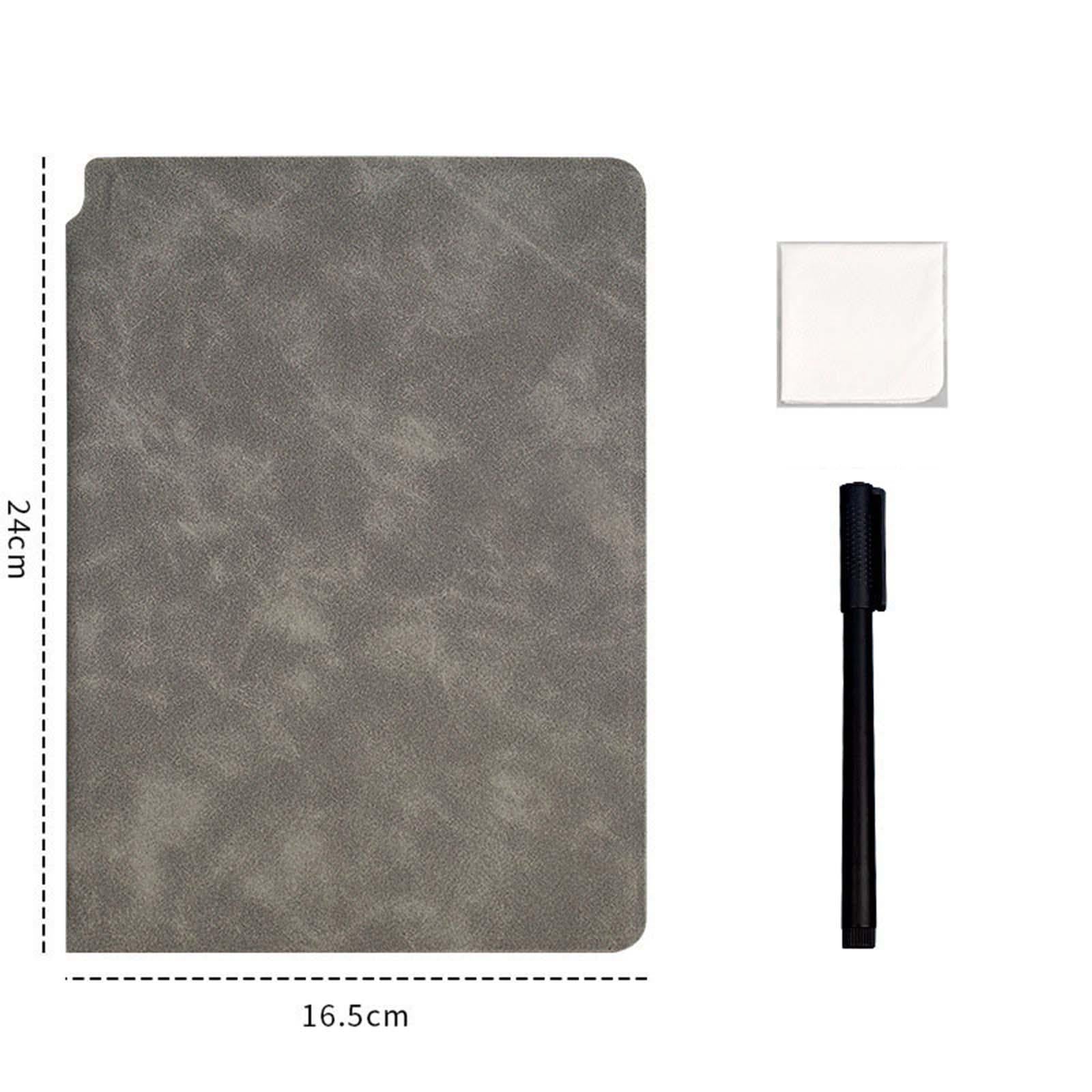 Reusable Whiteboard Notebook Small Notepad for Writing Doodling Making Lists E