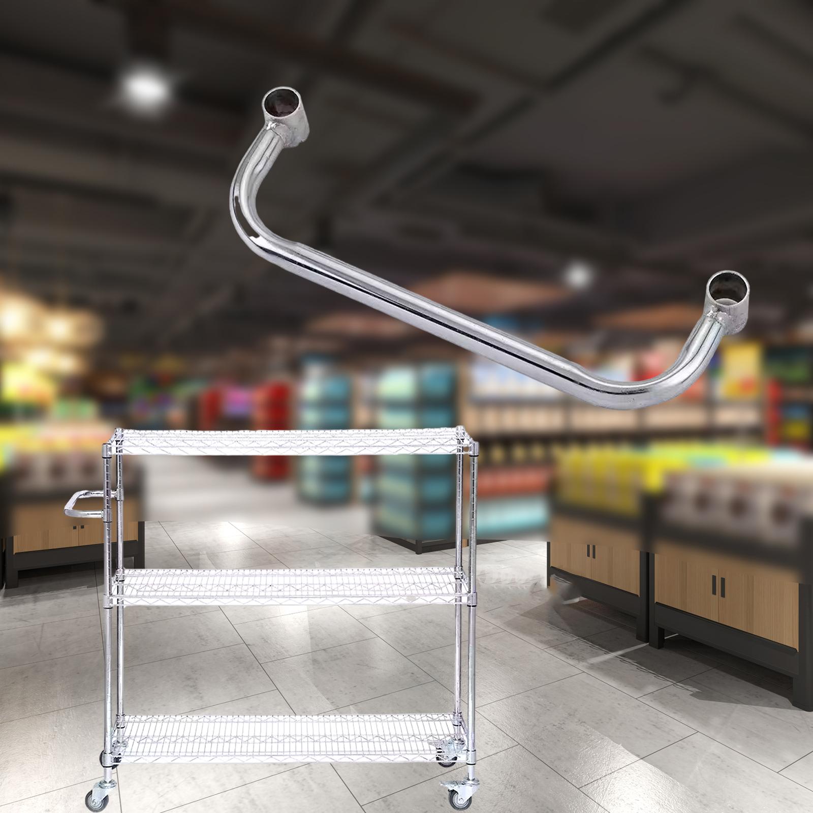 Shelf Handle Easily Install Push Handle for Mobile Wire Shelving Unit 45cm