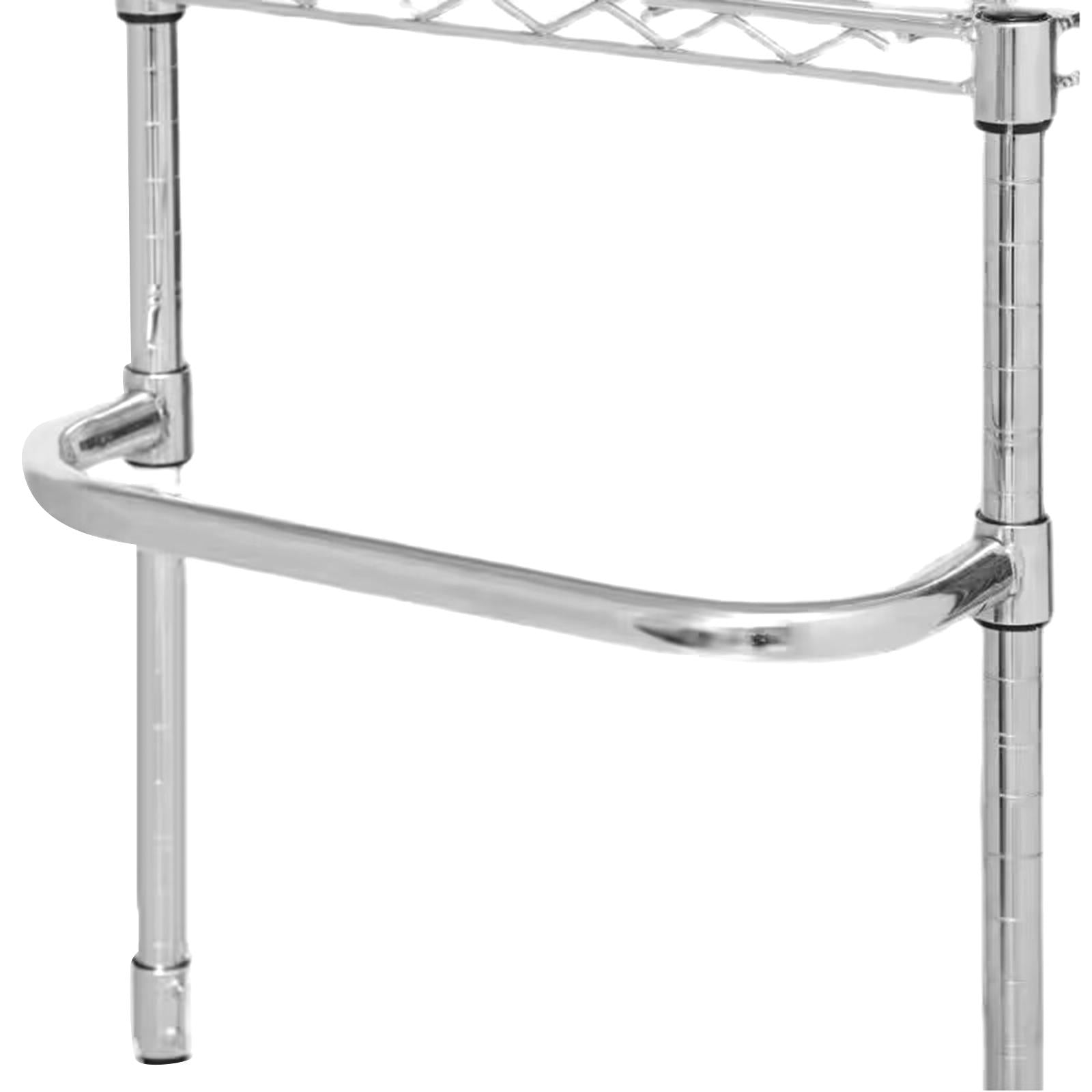 Shelf Handle Easily Install Push Handle for Mobile Wire Shelving Unit 45cm