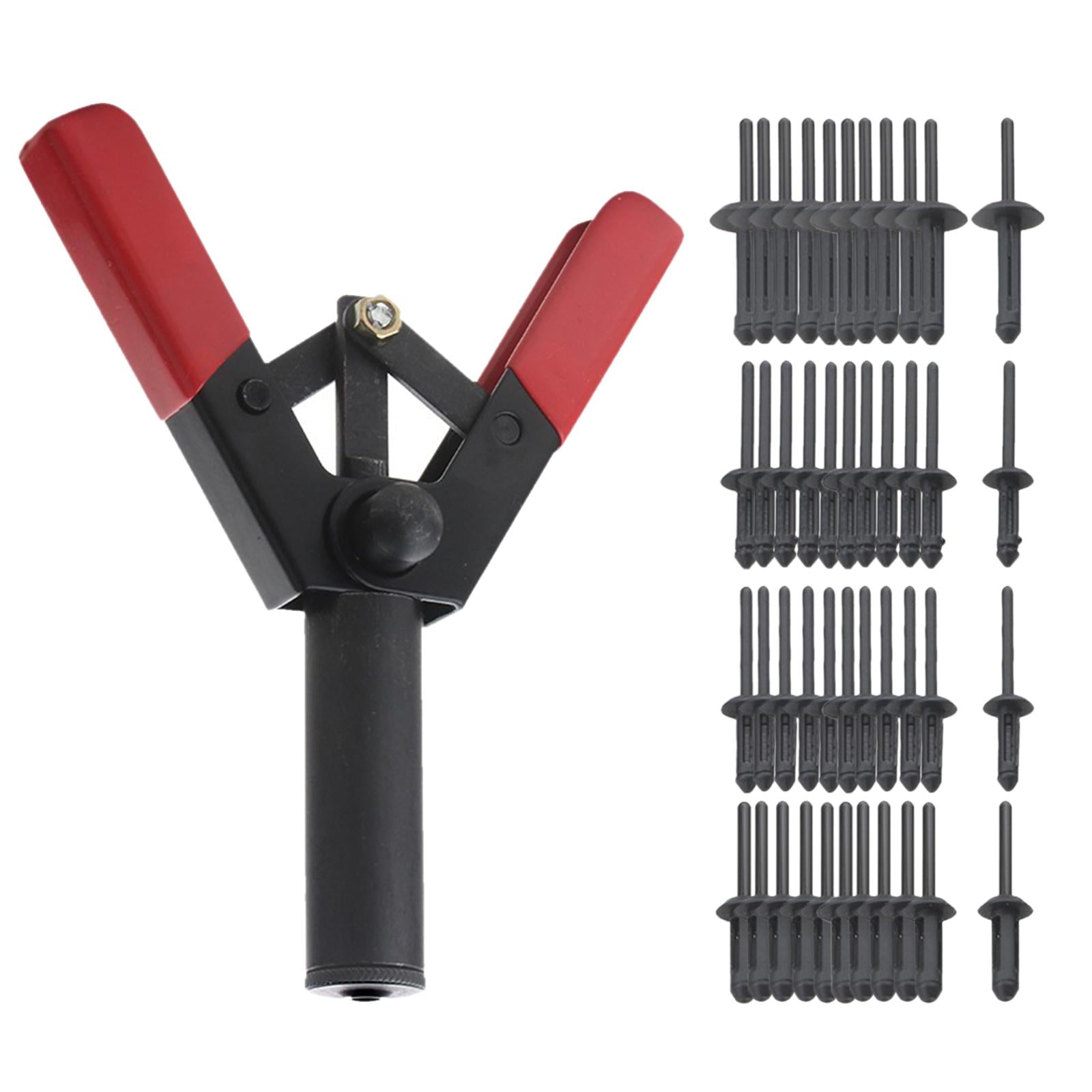 41x Pp Rivet Set Hand Tools Liner Fastener Rivet Nylon Blinds Rivets