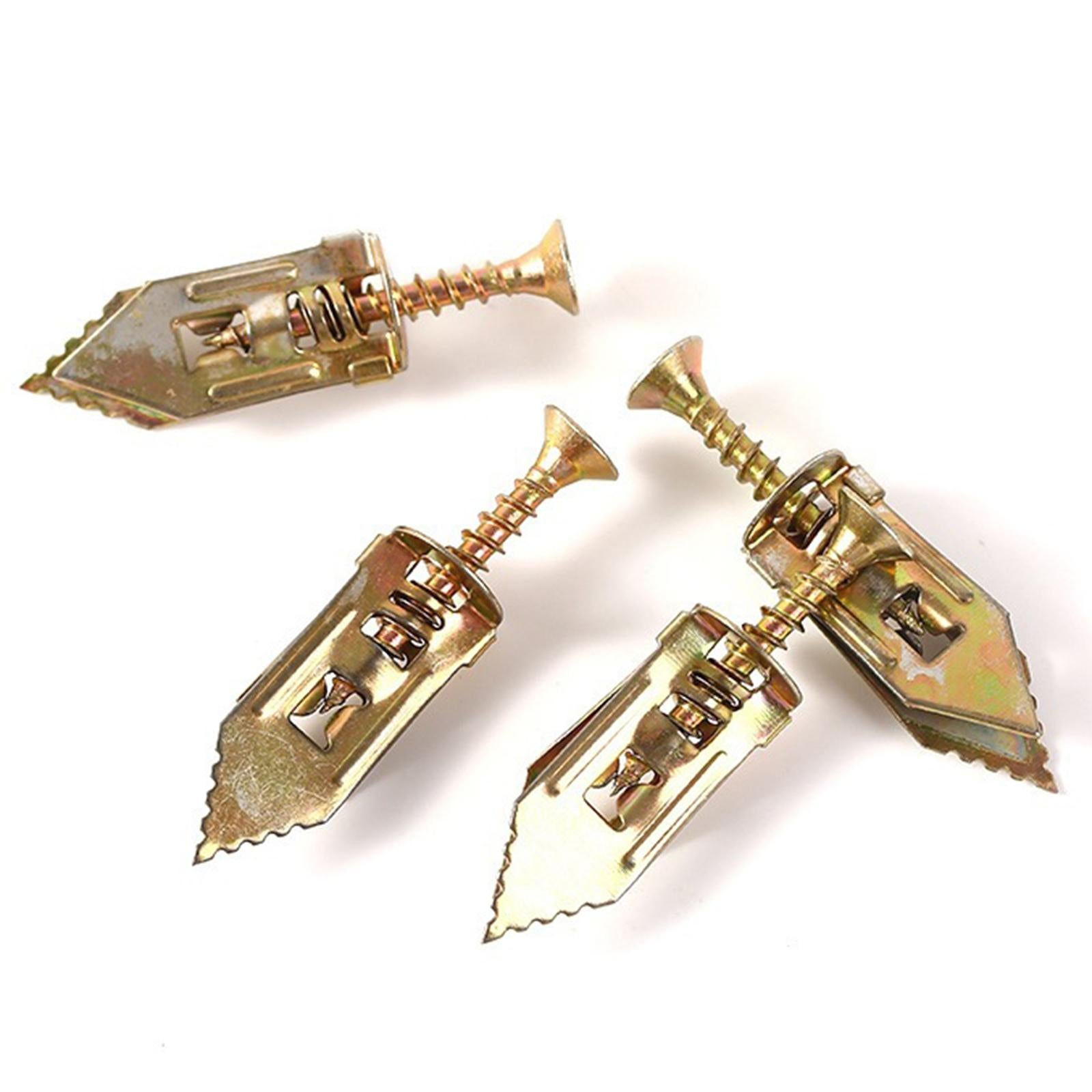 20Pcs Dry Wall Anchors Gypsum Expansion Anchors for Fix The Decoration Parts 1.2cmx3cm