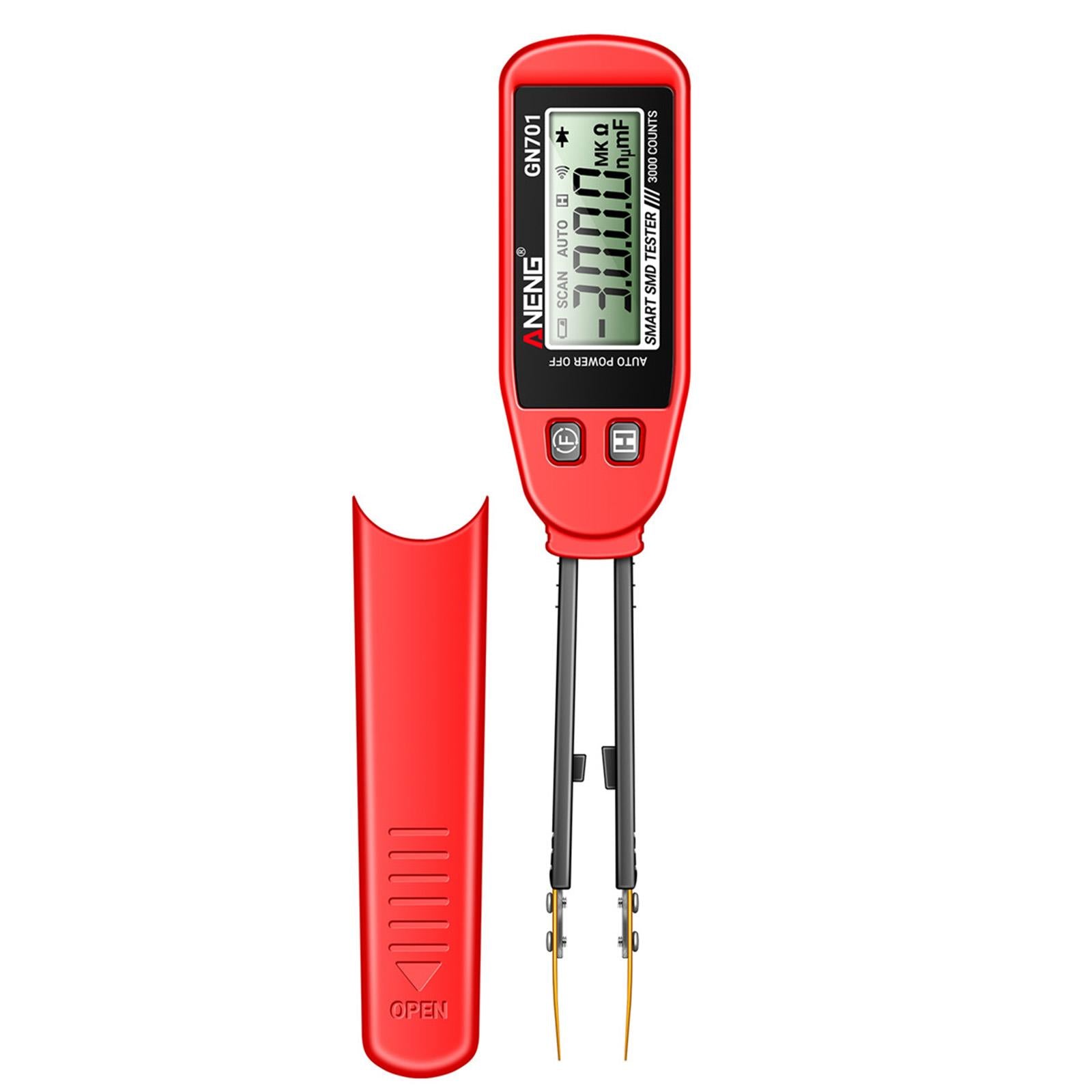 Digital SMD Tester 3000 Counts Portable Diode Resistor Capacitor Tester