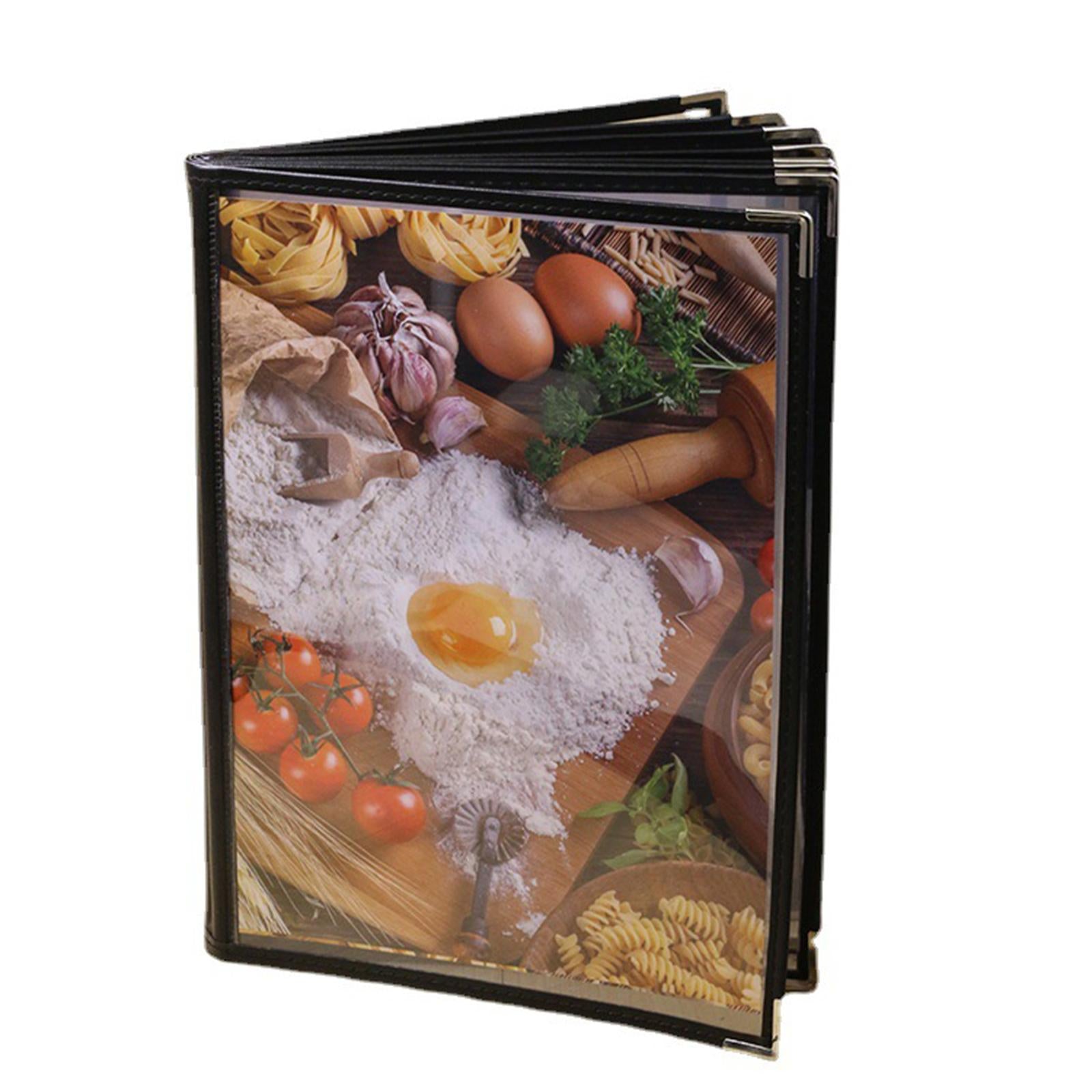 Menu Holder Metal Corners Menu Covers Holder for Cafe Hotel Restaurant 8 Page 16 View