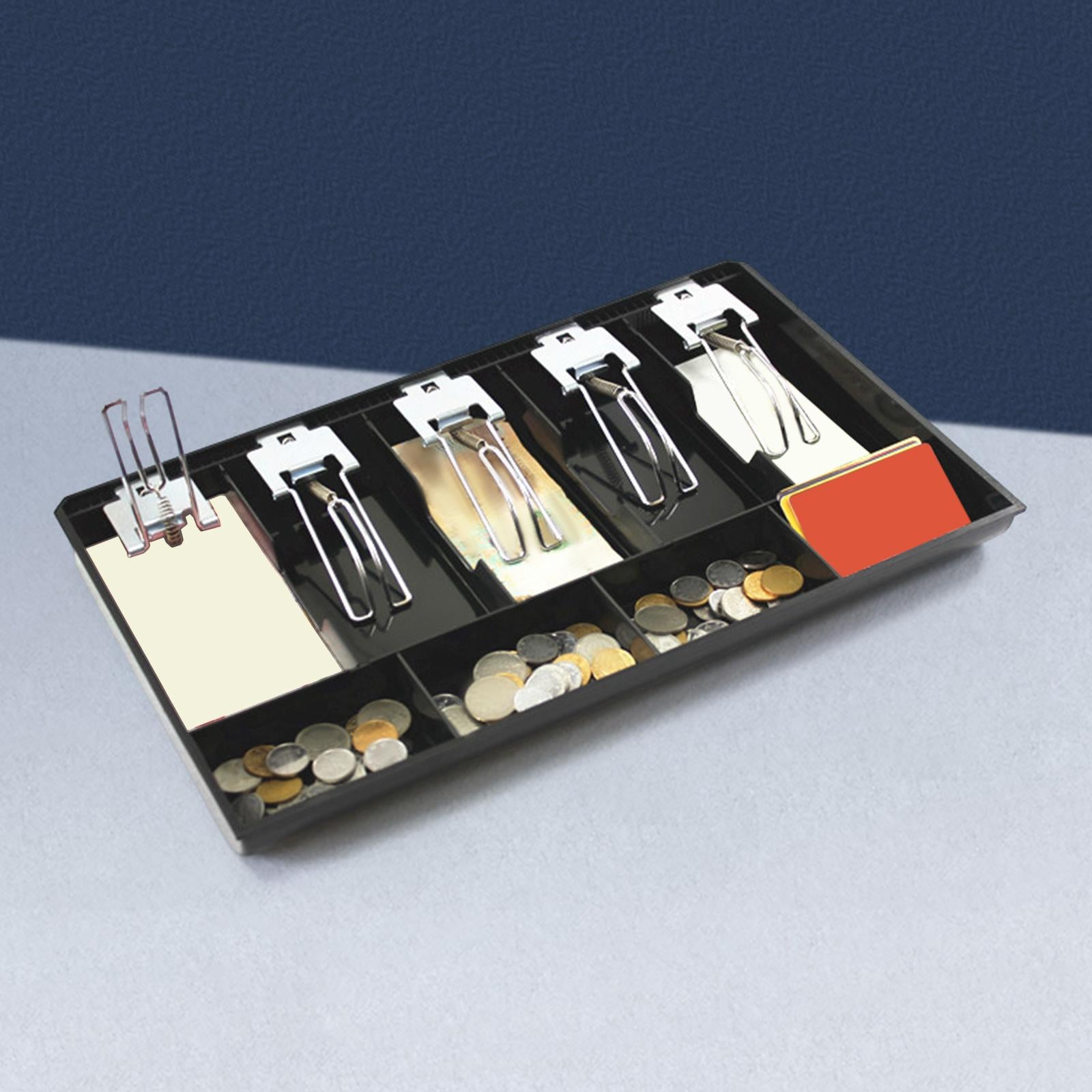 Money Tray Cash Register Drawer Tray 16x10x1inch for Home and Commercial Use