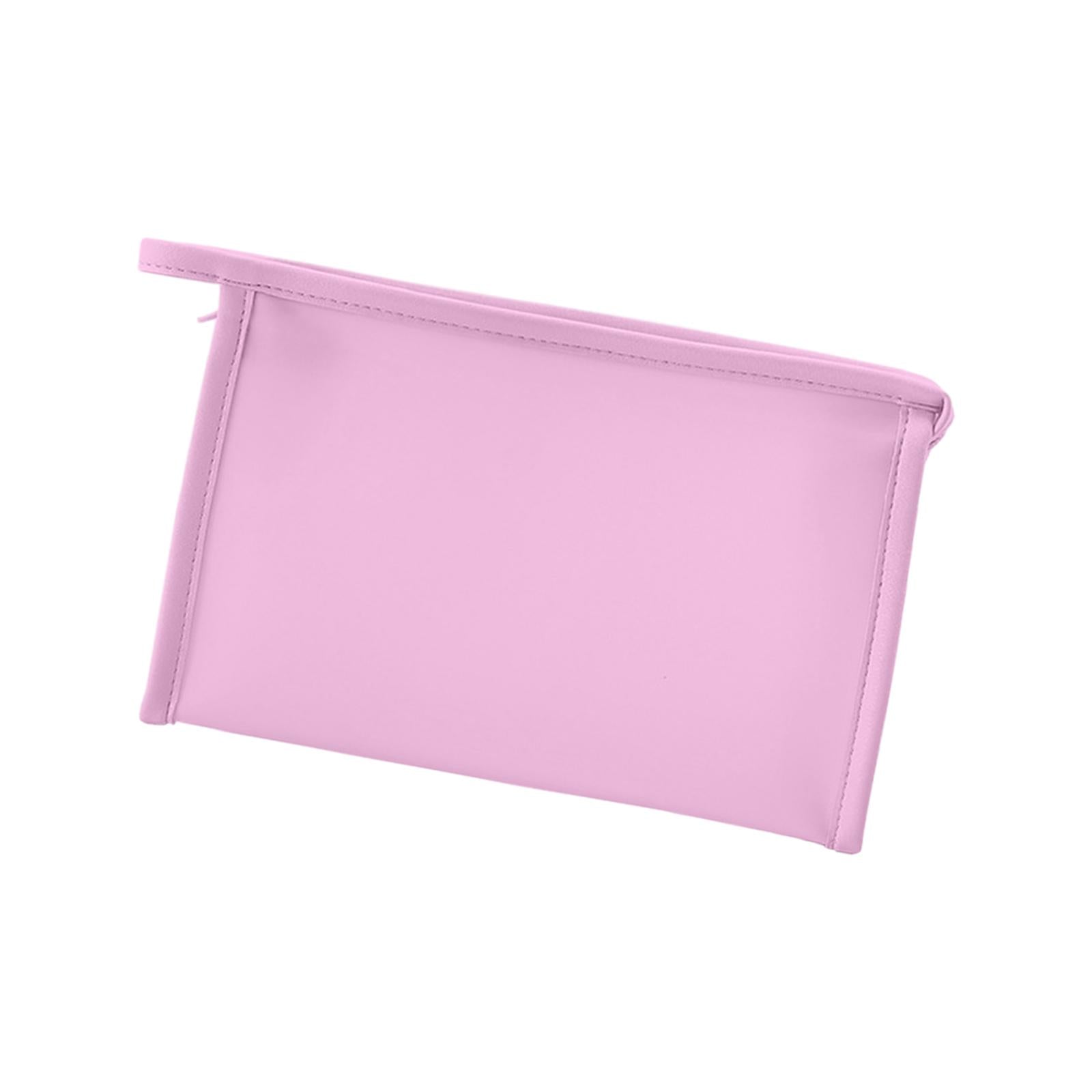 PVC Waterproof Makeup Bag Portable Bag for Vacation Business Trip Essentials Violet