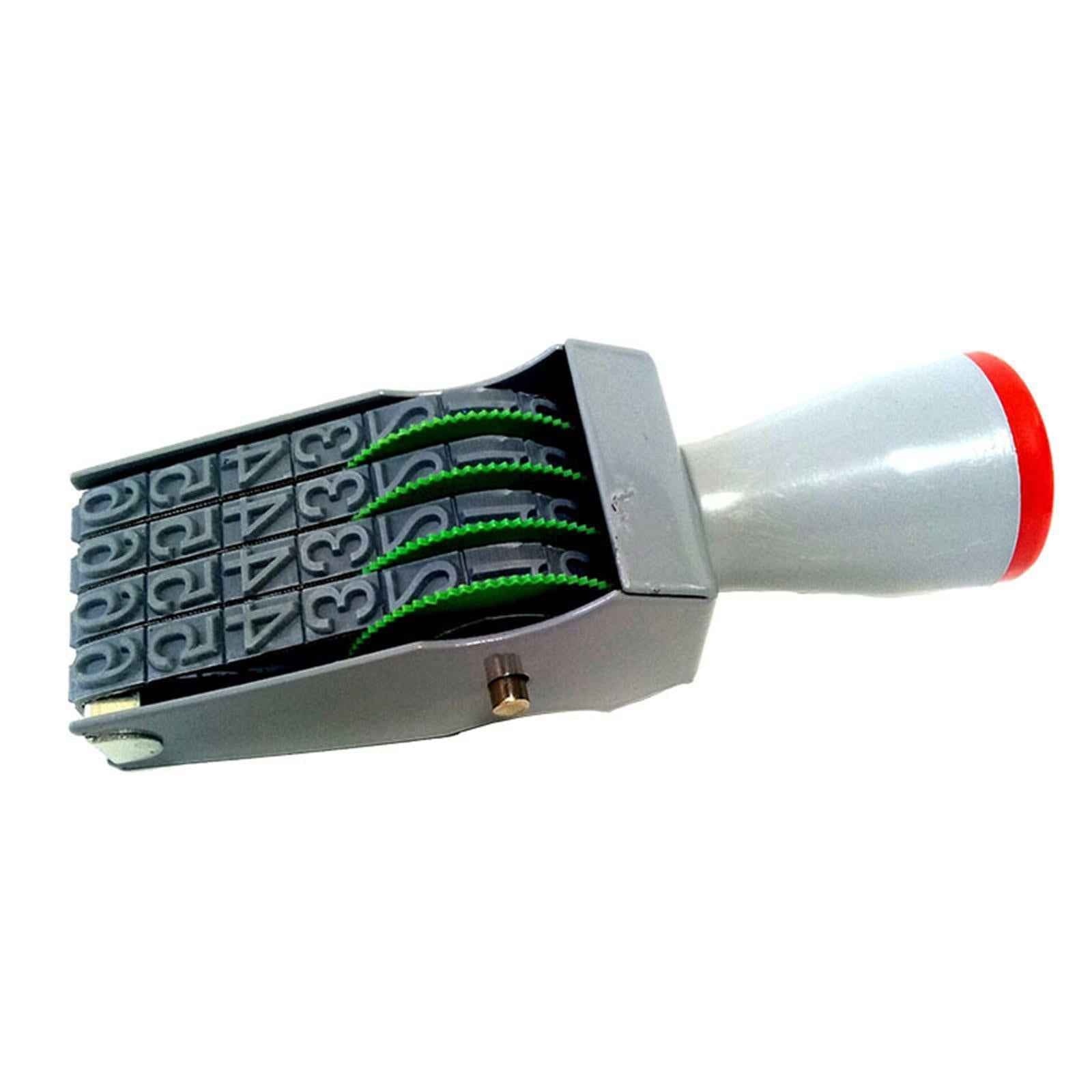 Rubber Number Stamp 4 Digit Accs for Stationery DIY Craft Card Making Office