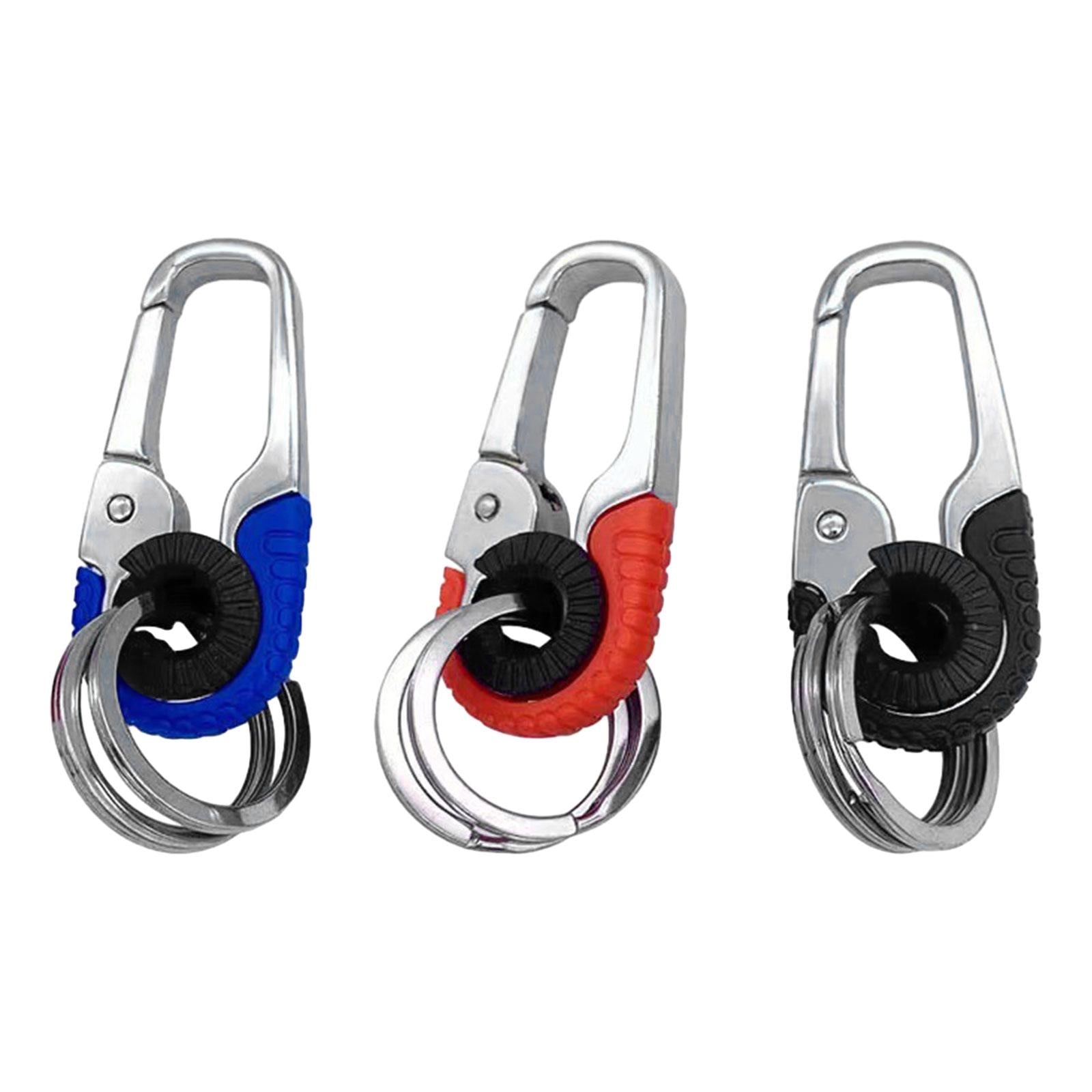 2xCar Key Chain for Men Multifunction Exquisite Universal for Men Women Unisex Blue