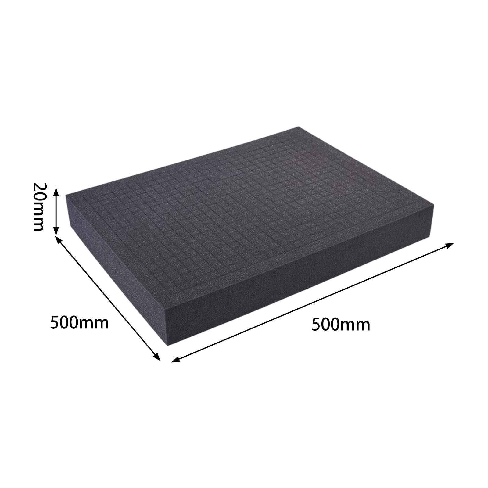 Packing Sponge Pad Board Storage Box Insert Drawer Cases Cushion Liner Sheet Thick 20mm