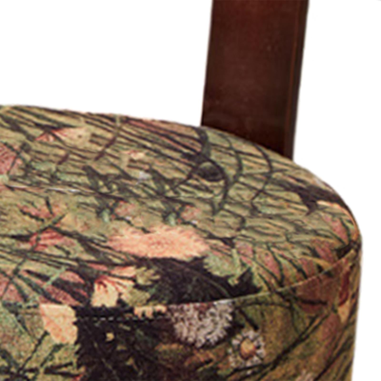 Rolling Stool with Wheels Vanity Ottoman for Hotel Kitchen Housewarming Gift Green Floral