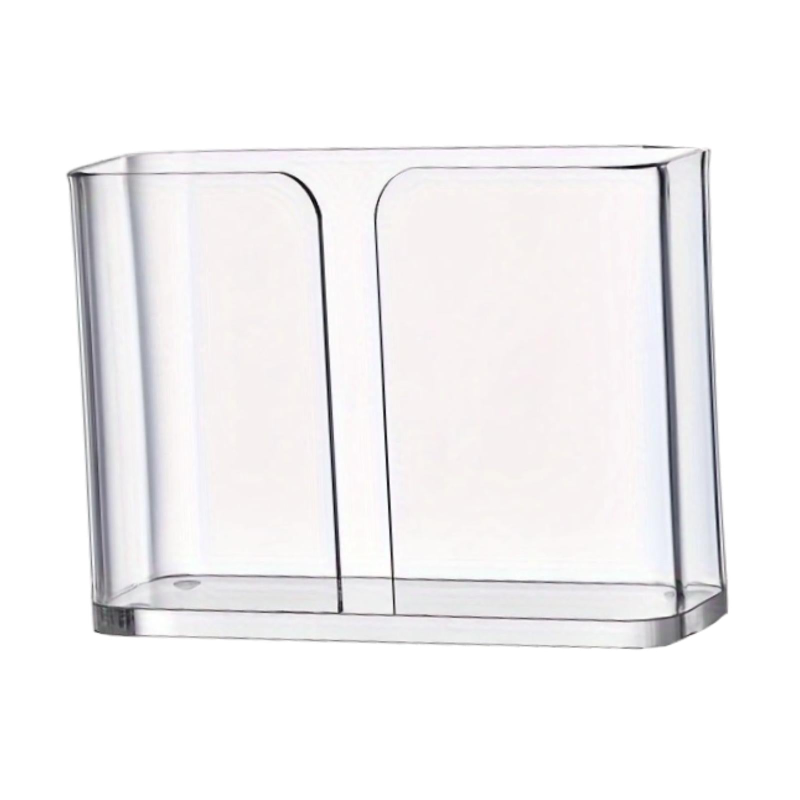 Acrylic Napkin Holder Cocktail Guest Towel Holder for Party Hotel Restaurant square