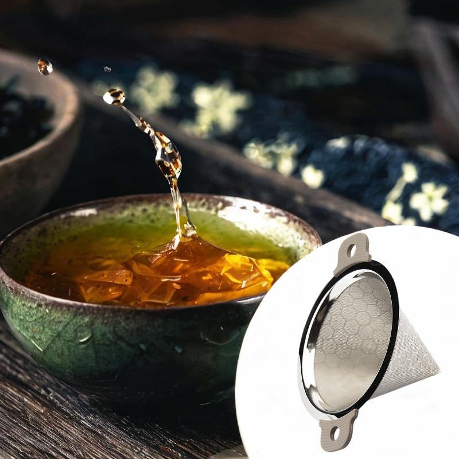 Stainless Steel Mesh Tea Strainer Reusable Coffee Multifunctional Tea Filter