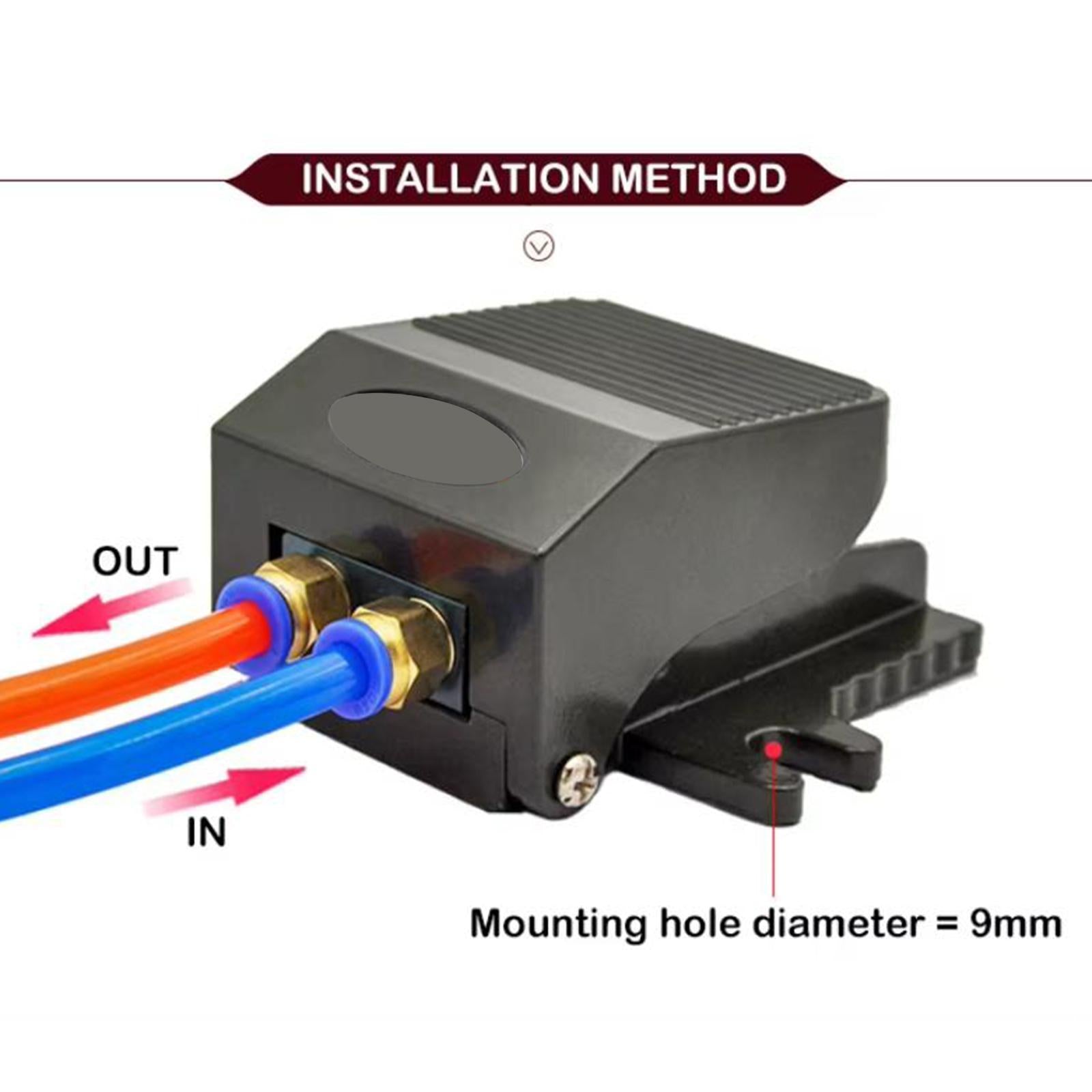 Threaded Air Pneumatic Pedal Valve Two-position Three-way for Industrial Use
