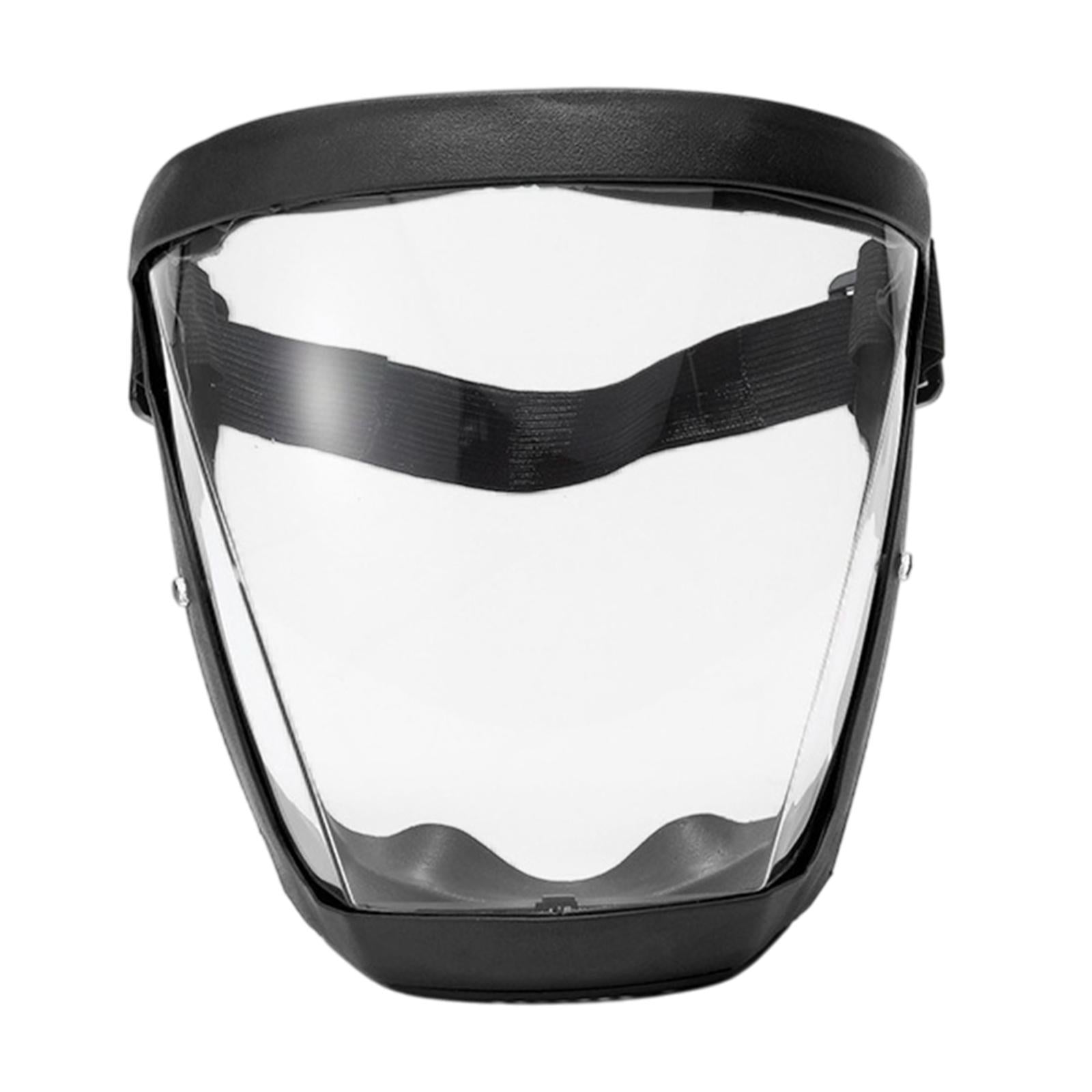 Full Face Shield Adults Face Mask for General Manufacturing Cutting Grinding Removable Clear