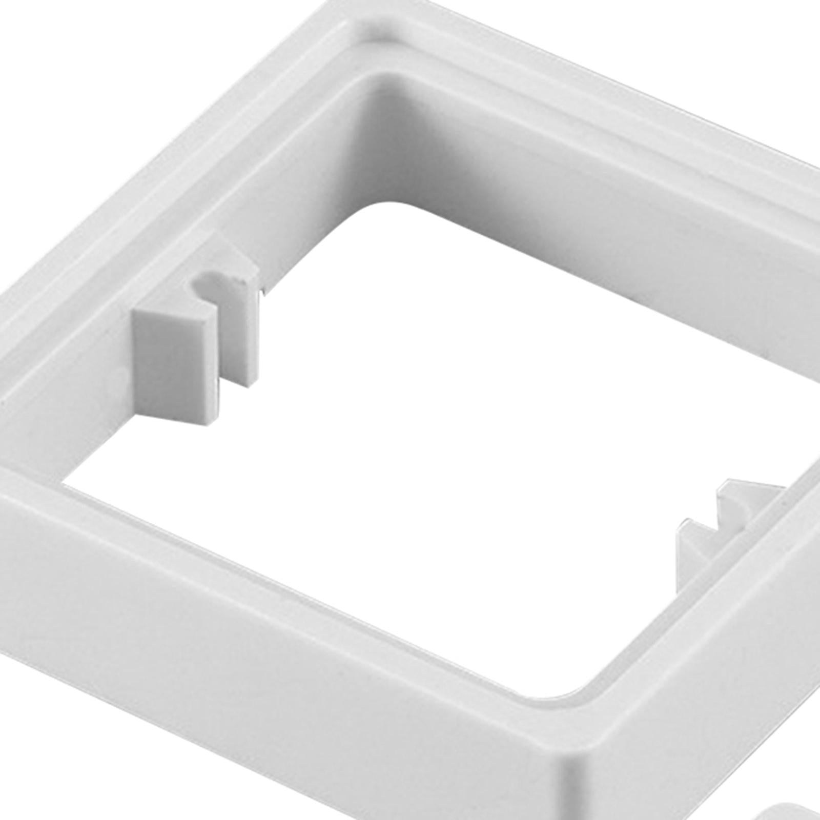 2x Socket Frame Plate Spacers 20mm Switche Accessory for Home Kitchen white