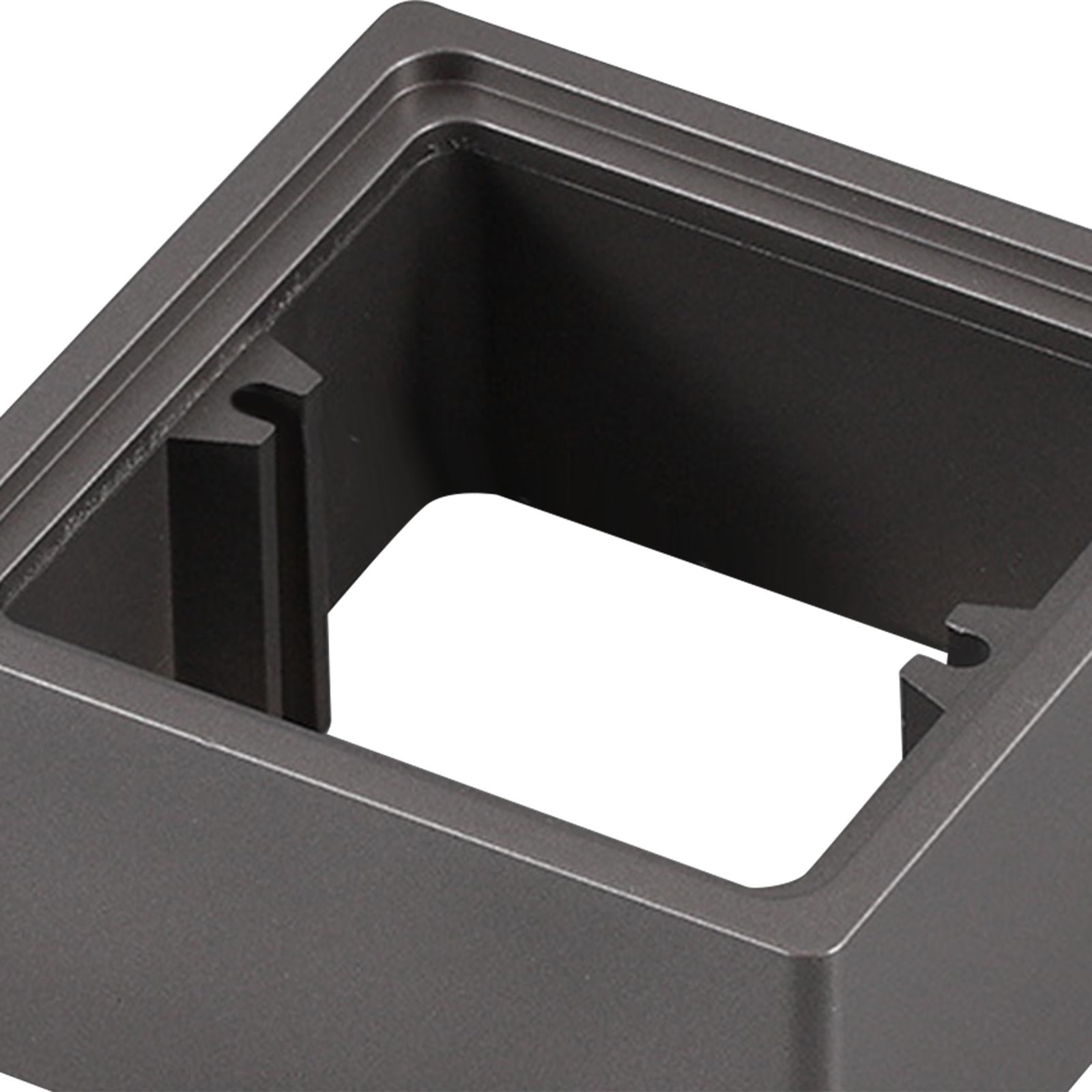 2 Pieces Socket Frame Plate Spacers Switche Accessory for Office Living Room gray