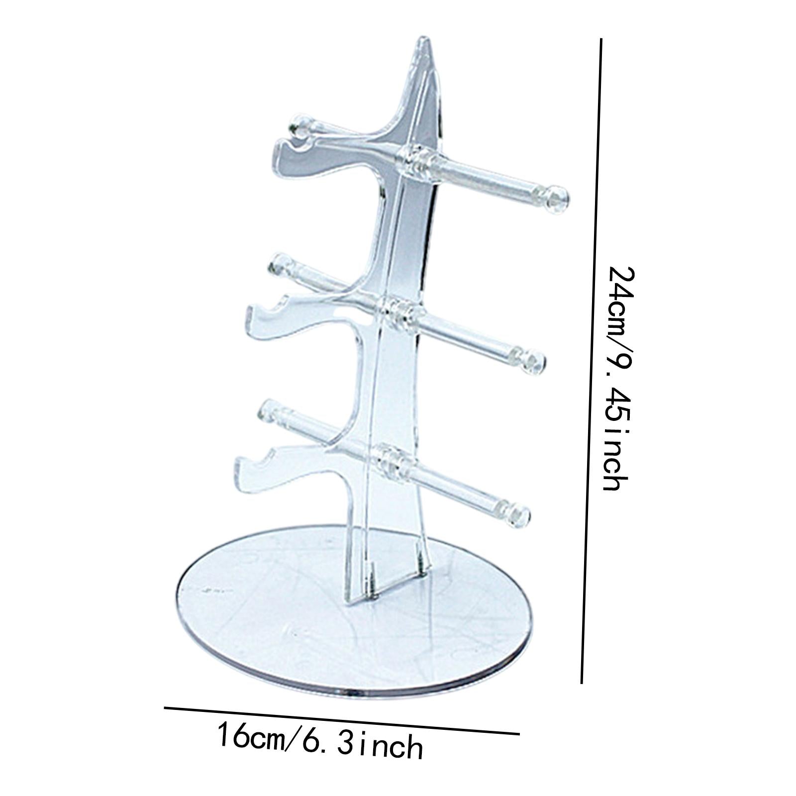 Multi Sunglasses Organizer Eyeglasses Display Stand for Desk Countertop Home hold 3 pieces