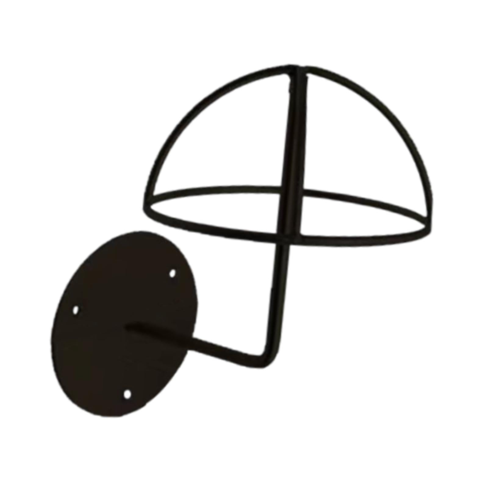 Hat Display Rack Wall Mounted AntiSlip Display Prop for Shop Household Walls 15cmx17.5cm
