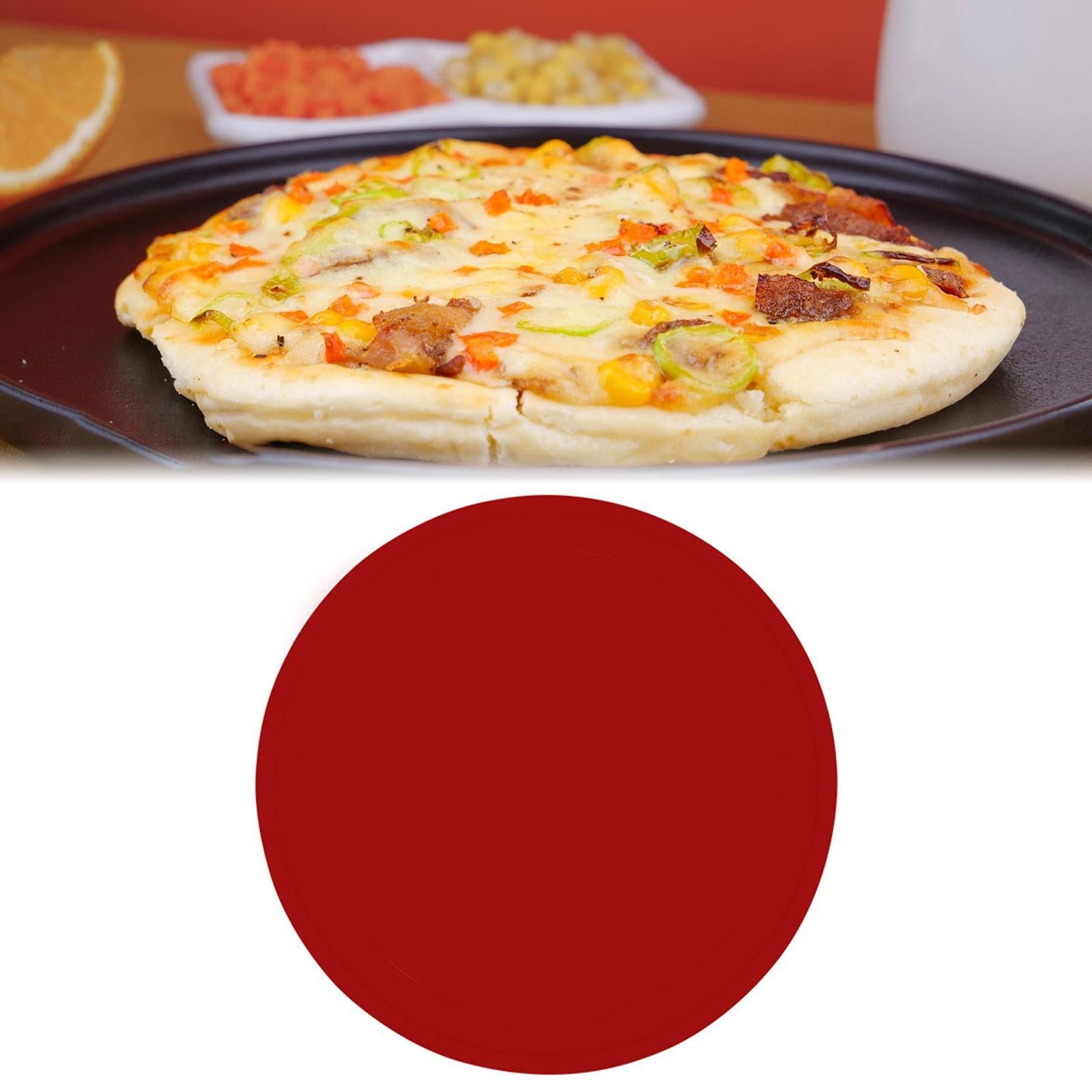 Training Silicone Pizza Pastry Tray Chef Pizza Tools Portable Training Props Red