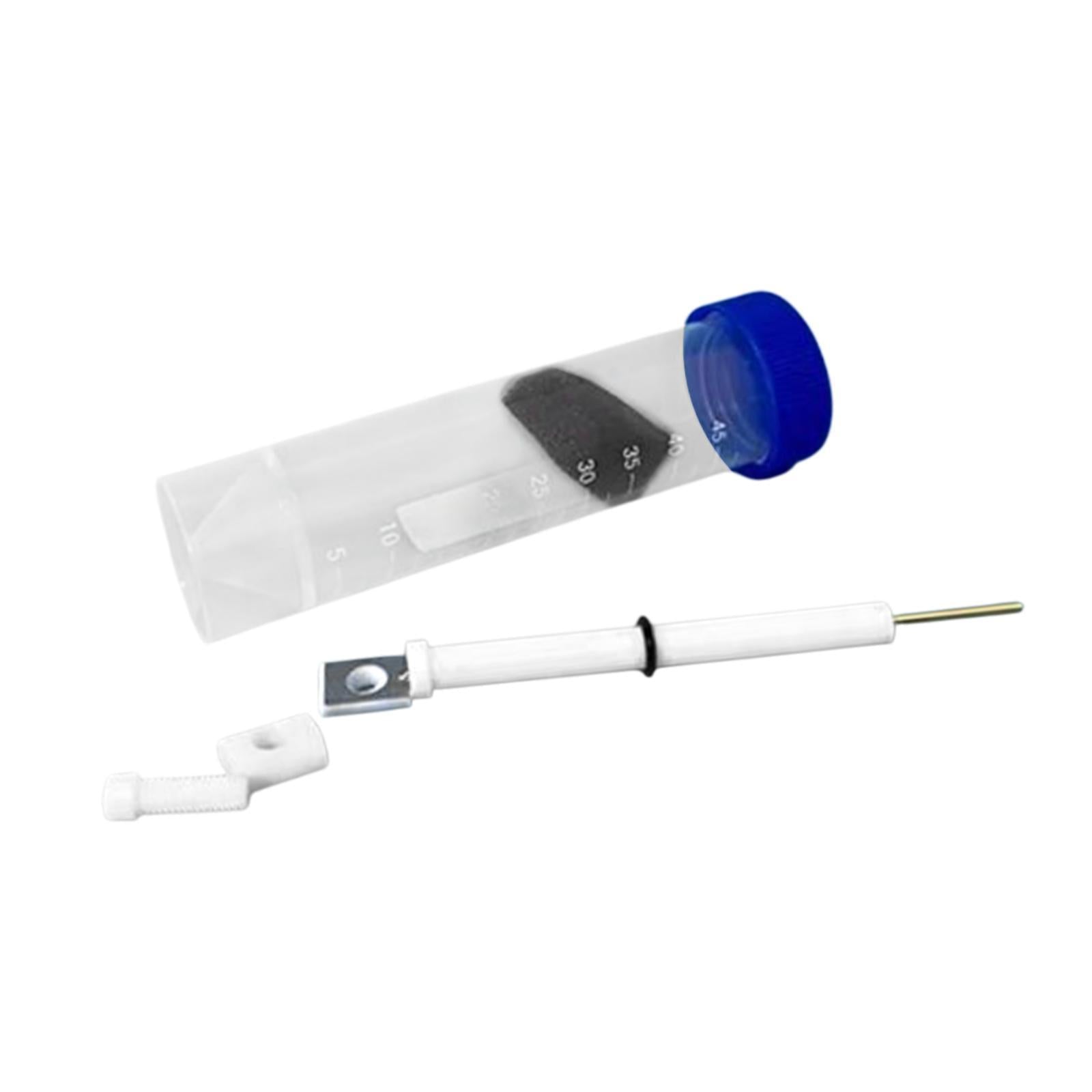 Platinum Sheet Electrode Holder Auxiliary Electrode Clip for Electrochemical 10x15mm 100mm